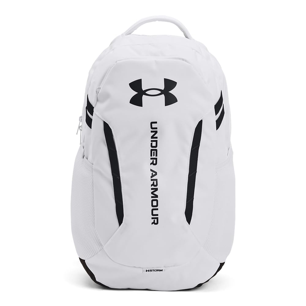 Foto 2 pulgar | Mochila Under Armour Unisex Para Adultos Hustle 6.0 Blanca 100l - Venta Internacional.