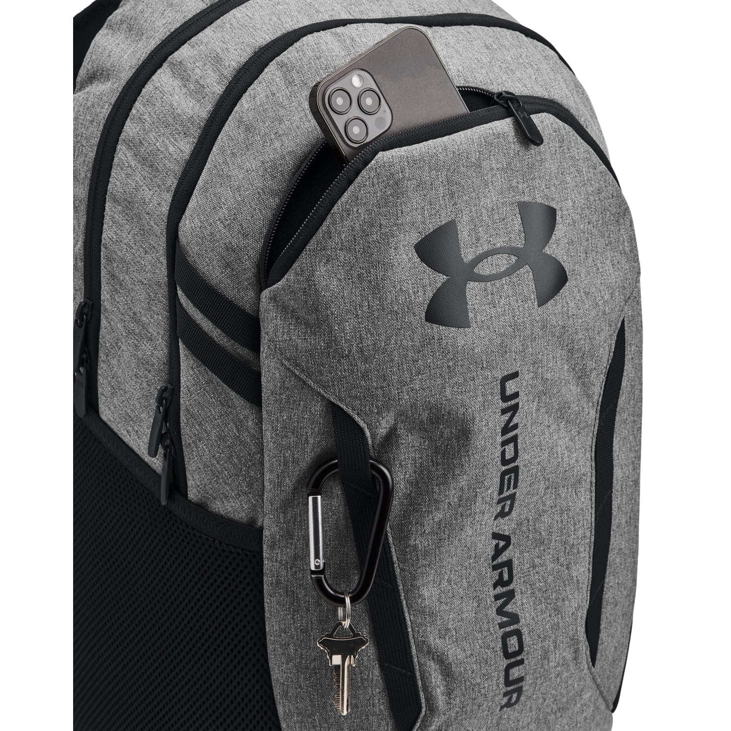 Foto 4 pulgar | Mochila Under Armour Unisex Para Adultos Hustle 6.0 Castlerock - Venta Internacional.