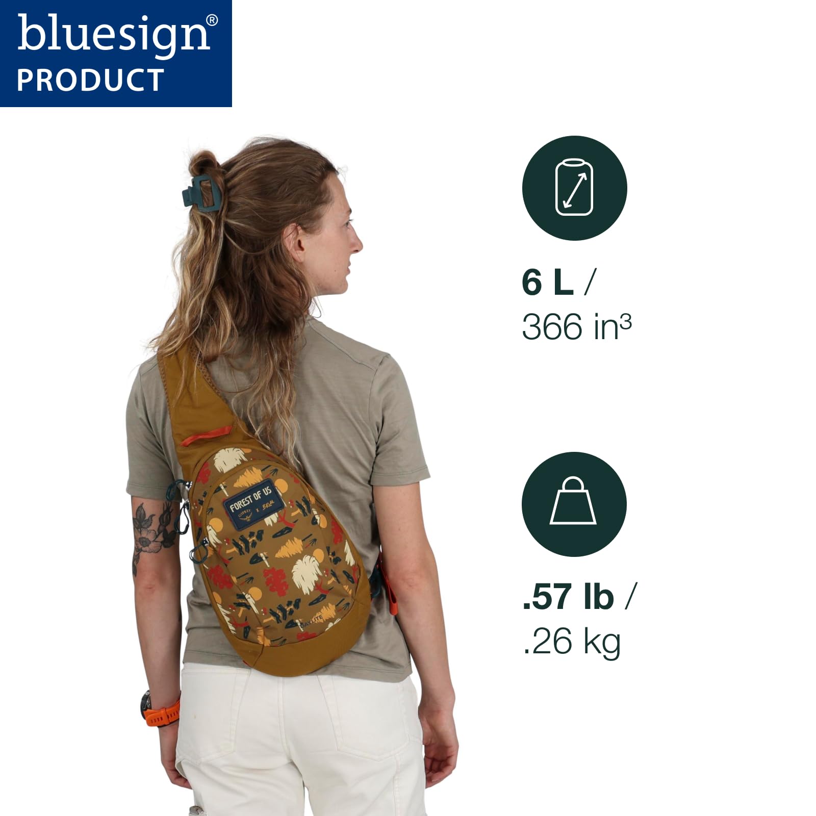 Foto 3 pulgar | Bandolera Osprey Daylite Night Shift Blue - Venta Internacional.