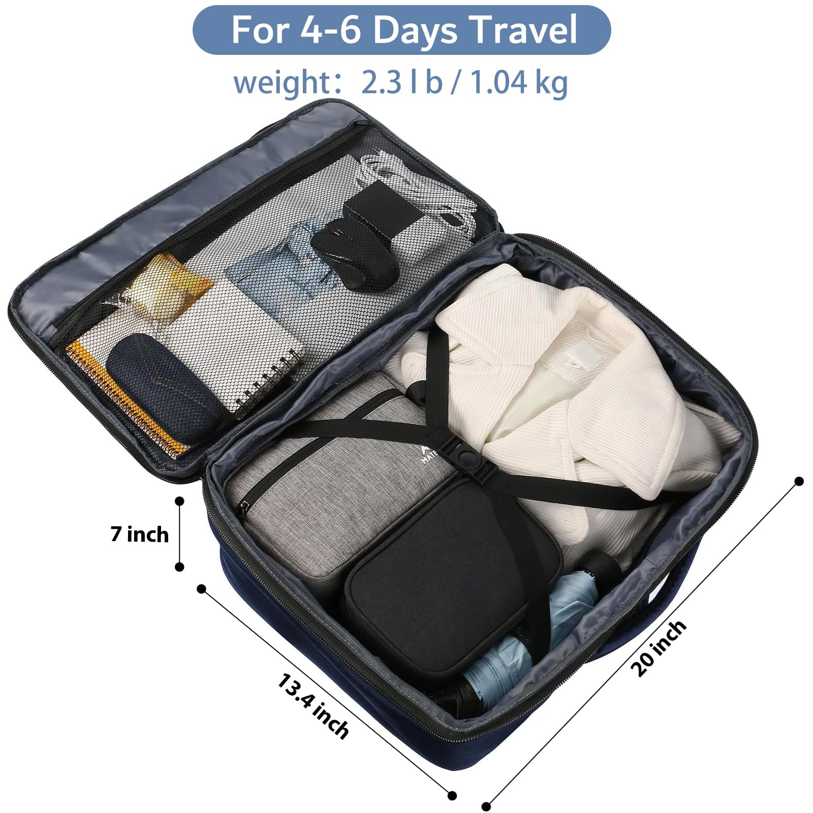Foto 5 pulgar | Mochila De Viaje Matein Extra Grande Para Hombre Resistente Al Agua - Venta Internacional.
