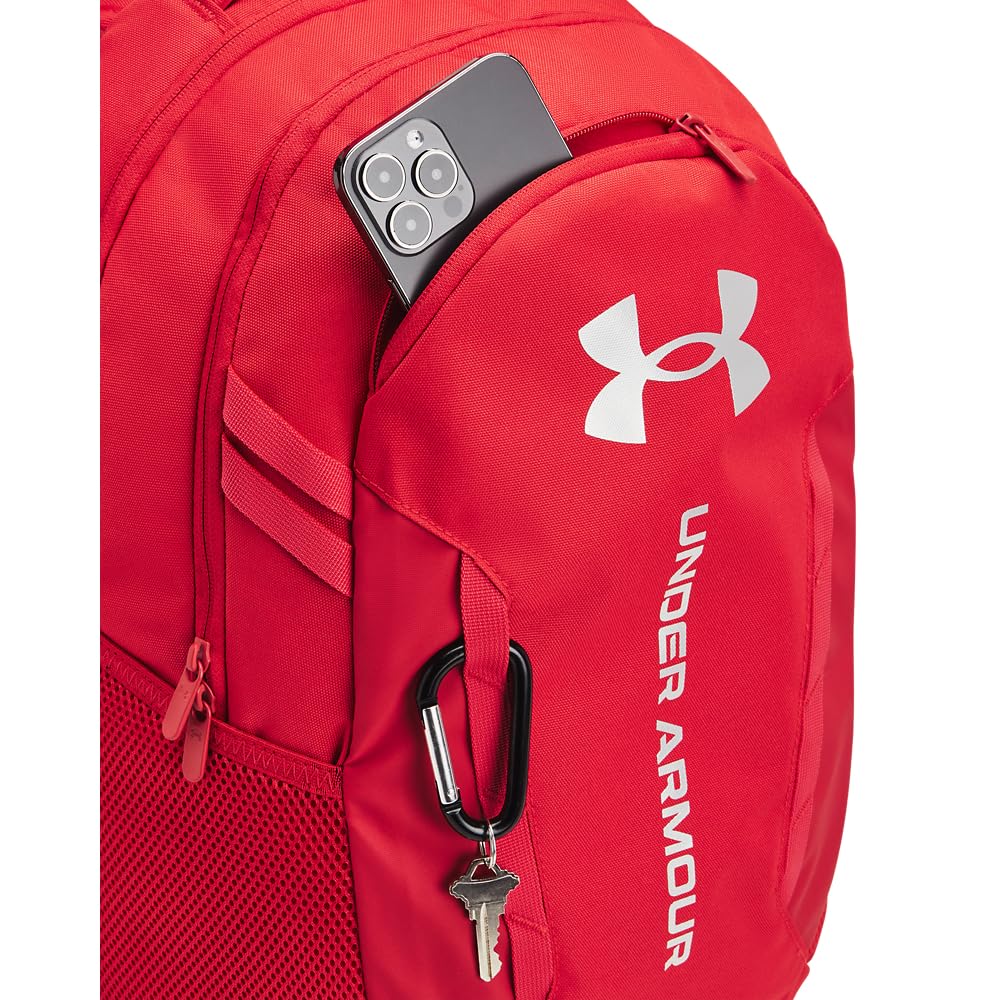 Foto 3 pulgar | Mochila Under Armour Hustle 6.0 Roja 15 L Unisex - Venta Internacional
