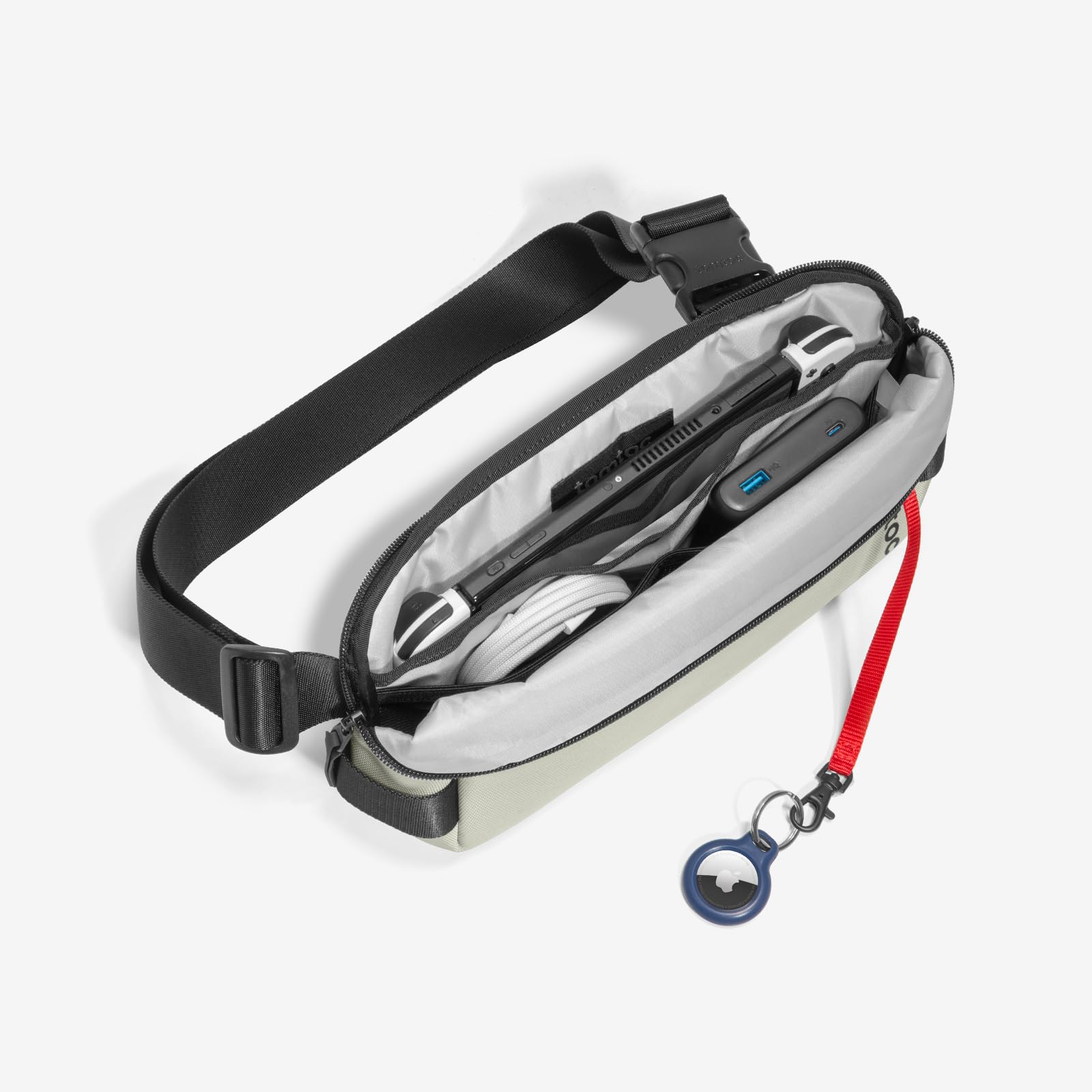 Foto 3 | Bandolera Tomtoc Compact Edc Resistente al Agua - Venta Internacional