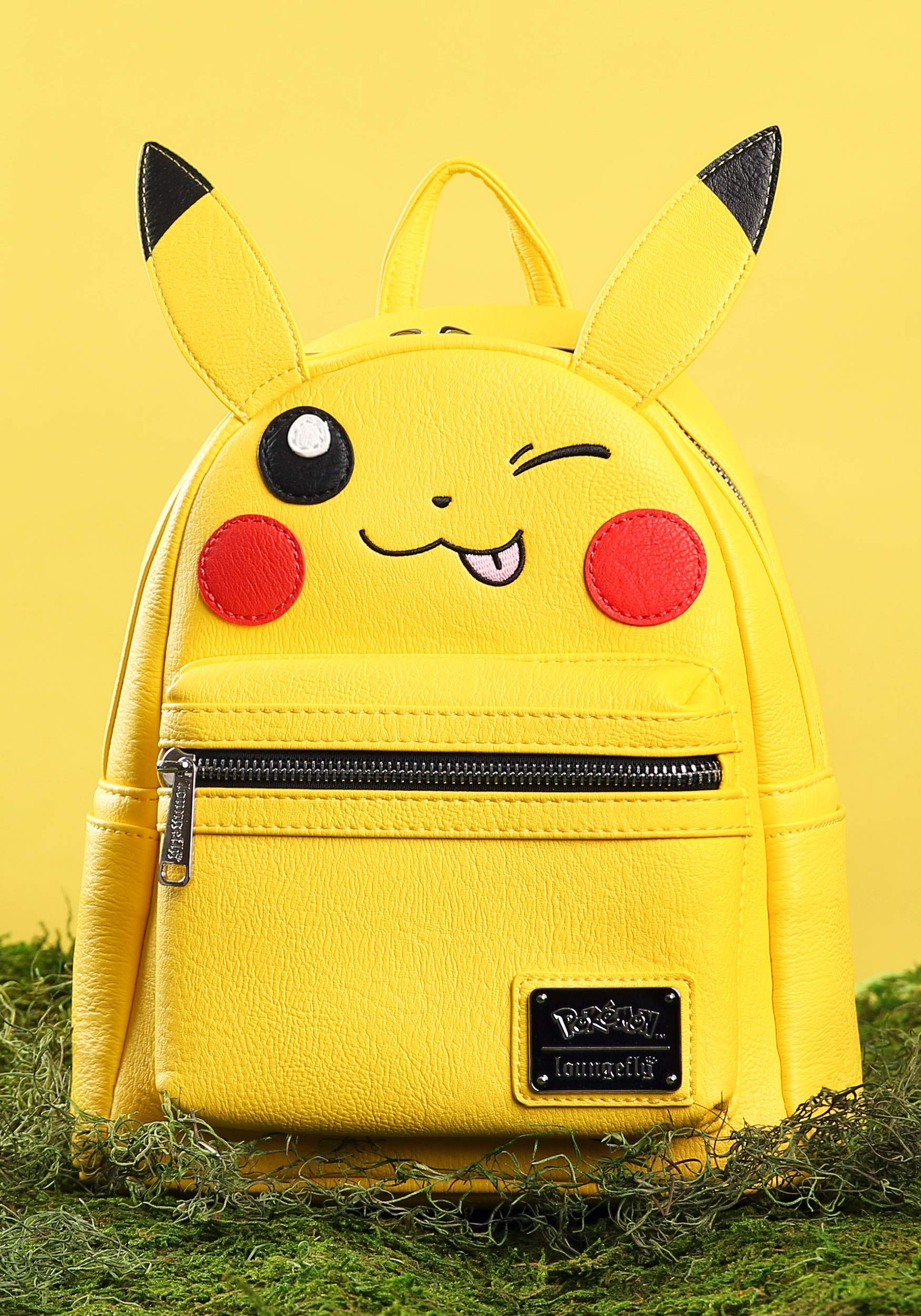 Foto 5 pulgar | Minimochila Loungefly X Pokémon Pikachu Winking Face - Venta Internacional.