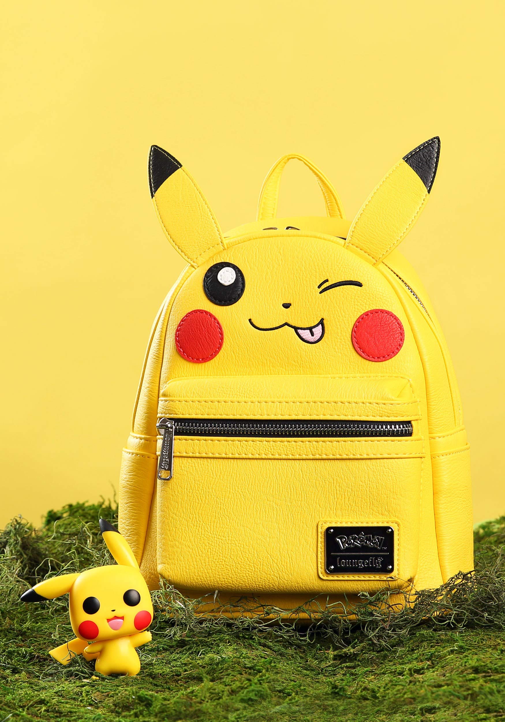 Foto 6 pulgar | Minimochila Loungefly X Pokémon Pikachu Winking Face - Venta Internacional.