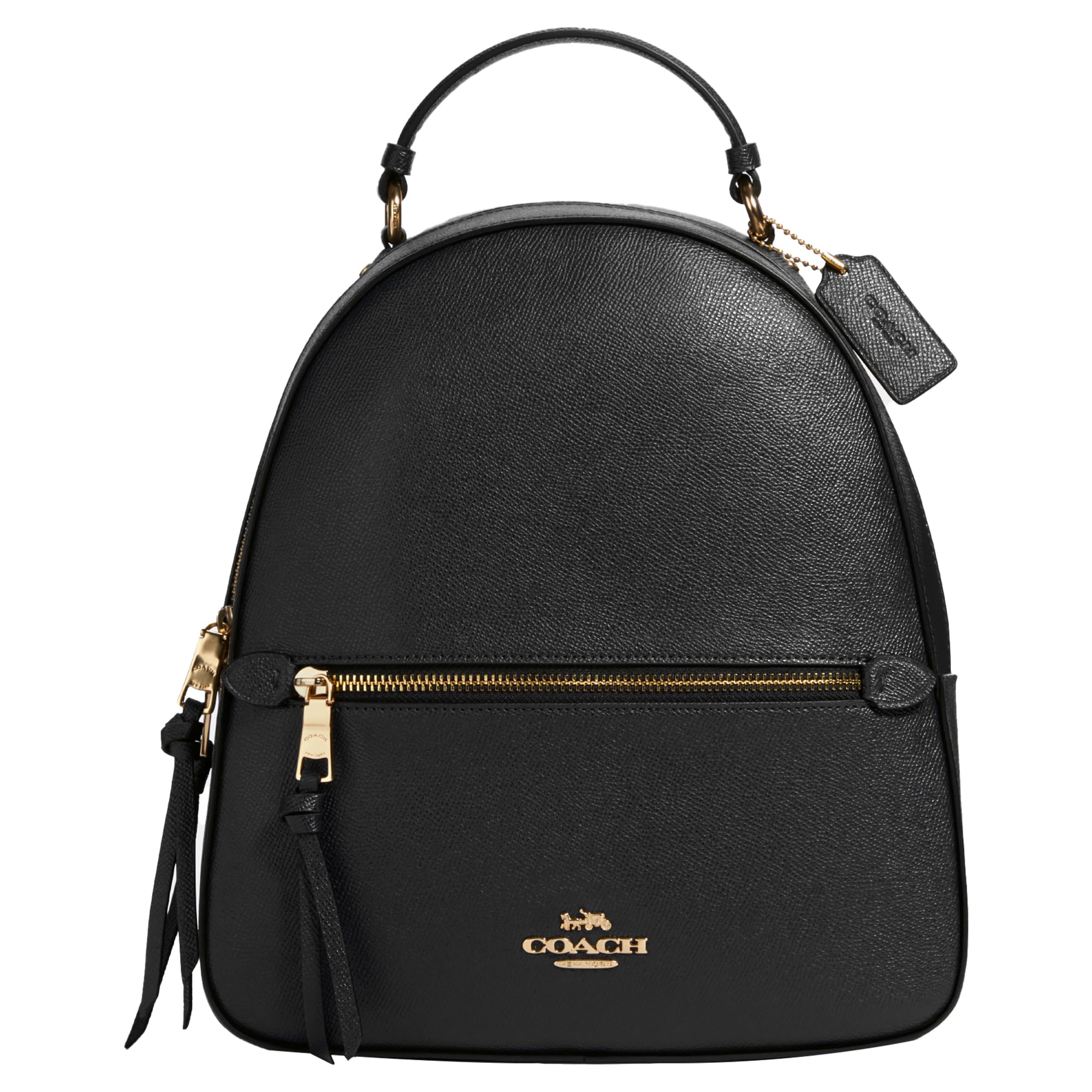 Foto 2 pulgar | Mochila Coach Jordyn Black Crossgrain Leather - Venta Internacional.