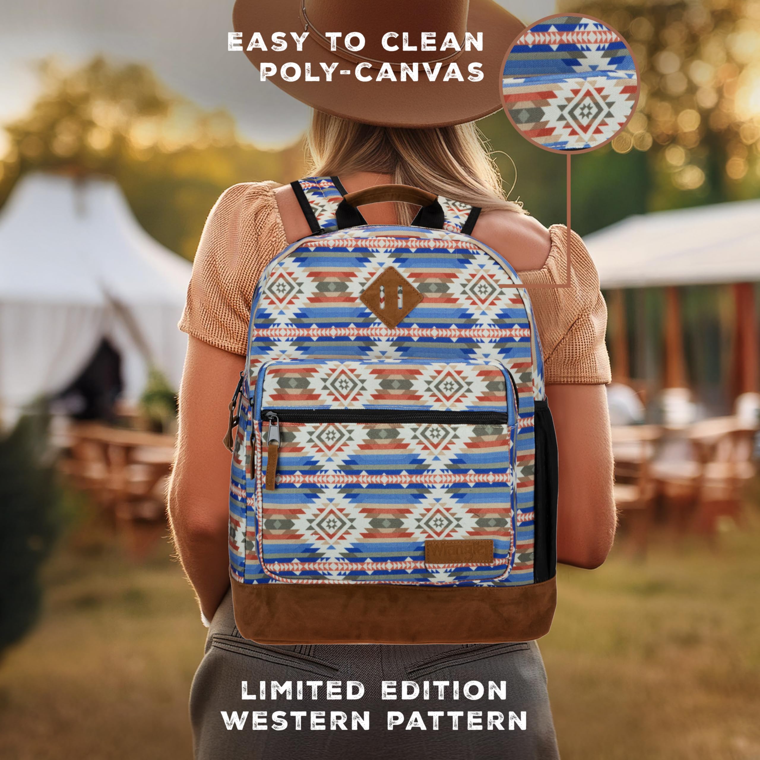 Foto 4 pulgar | Mochila Wrangler Yellowstone De Estilo Occidental Resistente Al Agua - Venta Internacional.