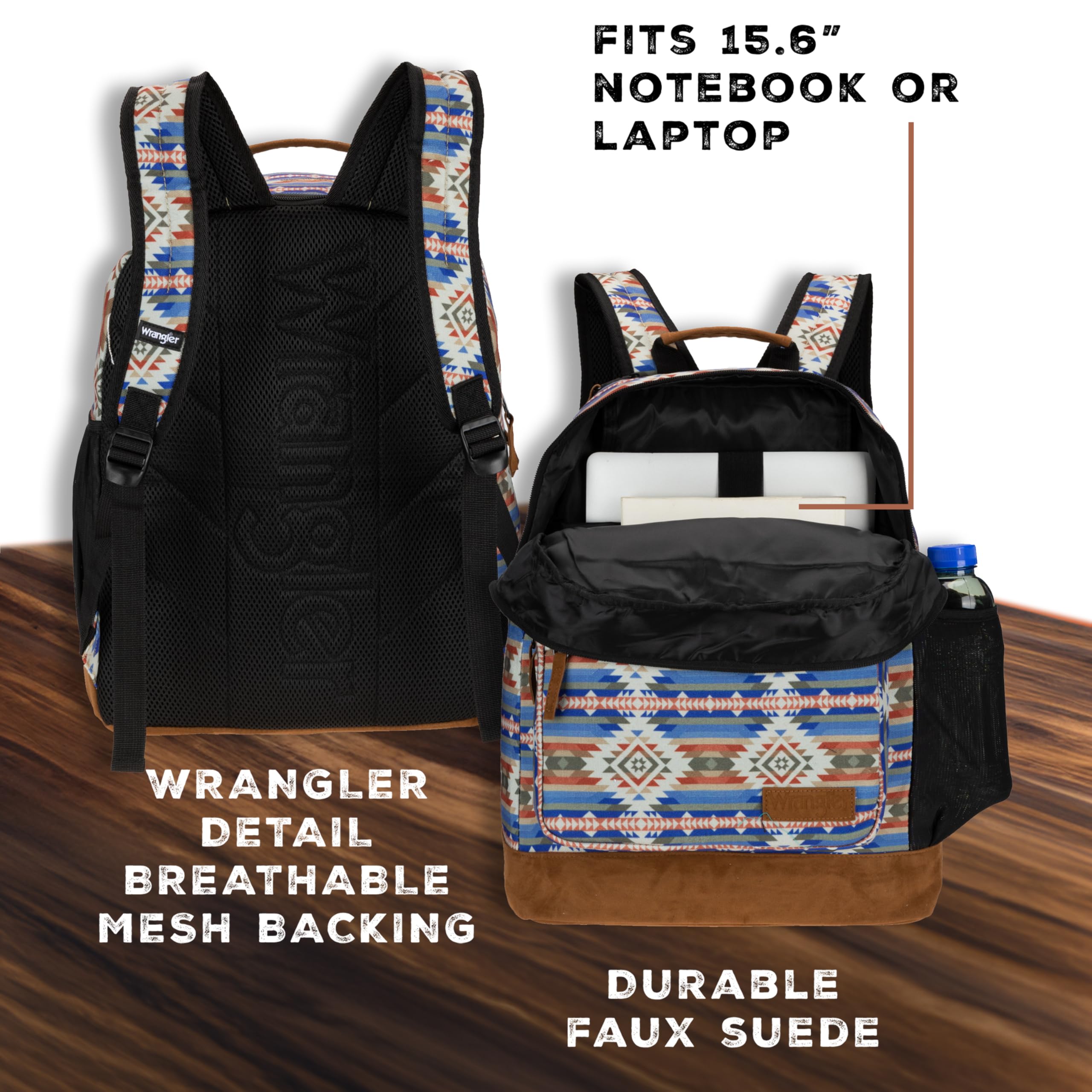 Foto 6 pulgar | Mochila Wrangler Yellowstone De Estilo Occidental Resistente Al Agua - Venta Internacional.