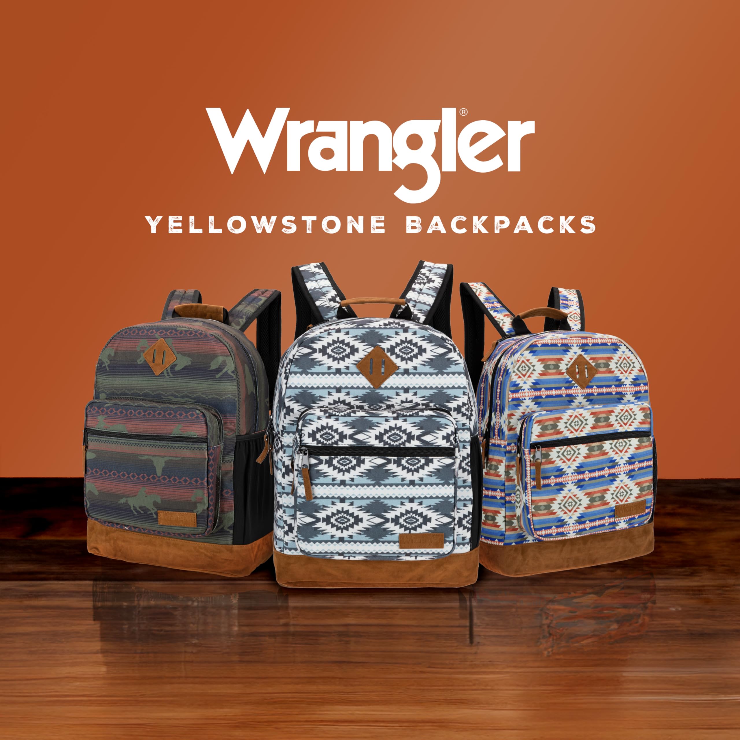 Foto 7 pulgar | Mochila Wrangler Yellowstone De Estilo Occidental Resistente Al Agua - Venta Internacional.