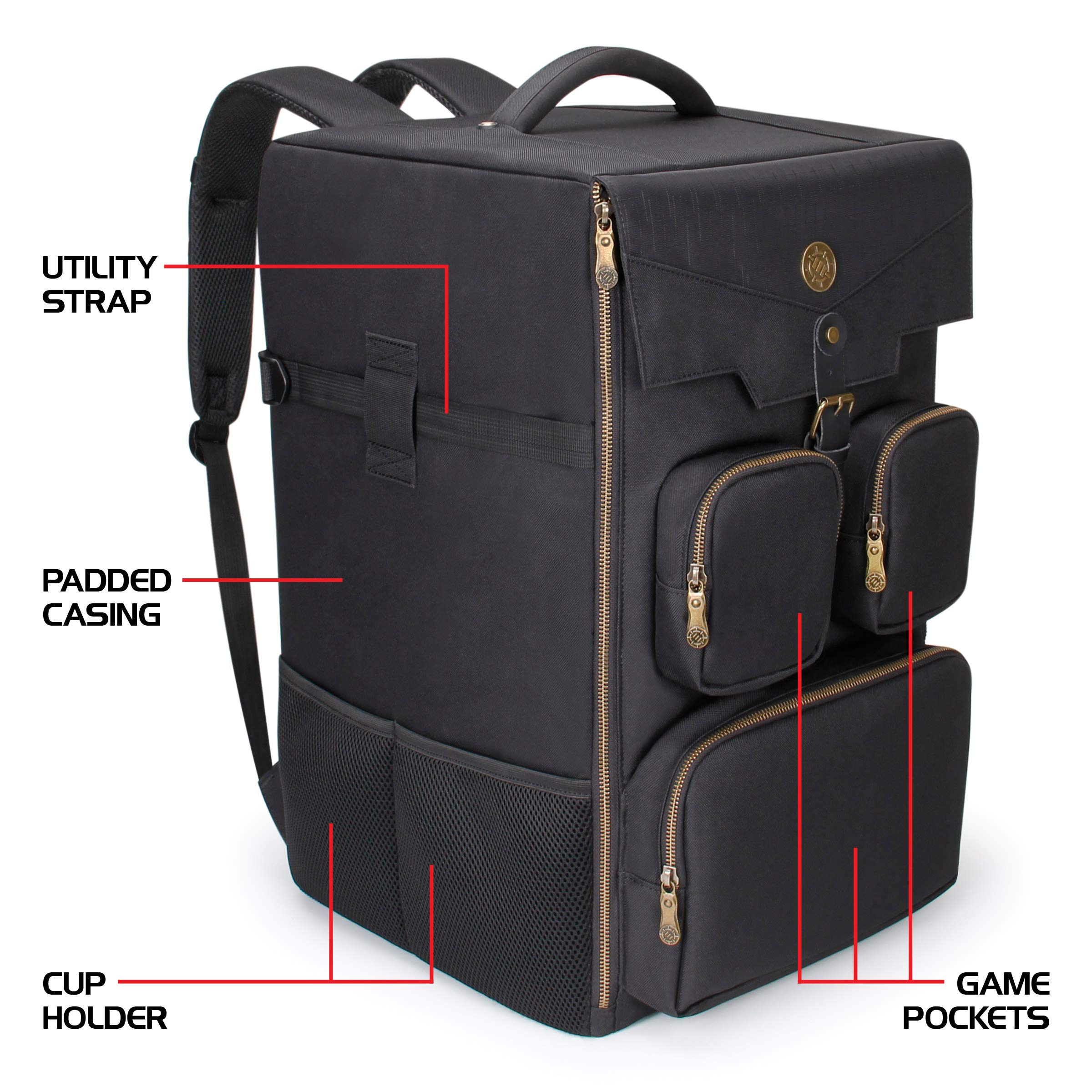 Foto 7 pulgar | Mochila Para Juegos De Mesa Enhance, Almacenamiento Rígido Reforzado - Venta Internacional.