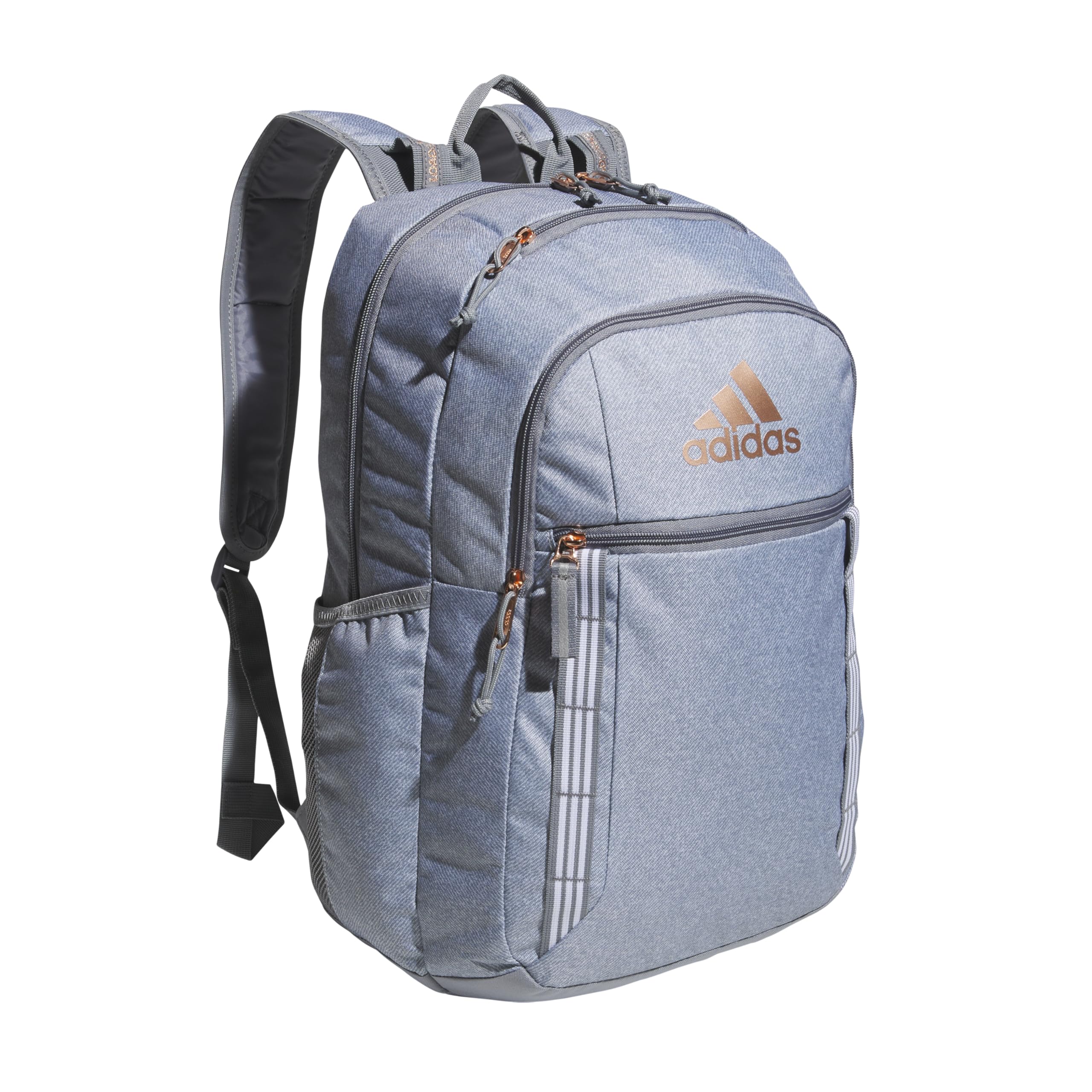 Mochila Adidas Excel 7 Twill Gris/gris/oro Rosa - Venta Internacional.