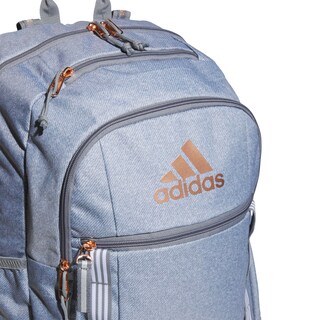 Foto 3 | Mochila Adidas Excel 7 Twill Gris/gris/oro Rosa - Venta Internacional.