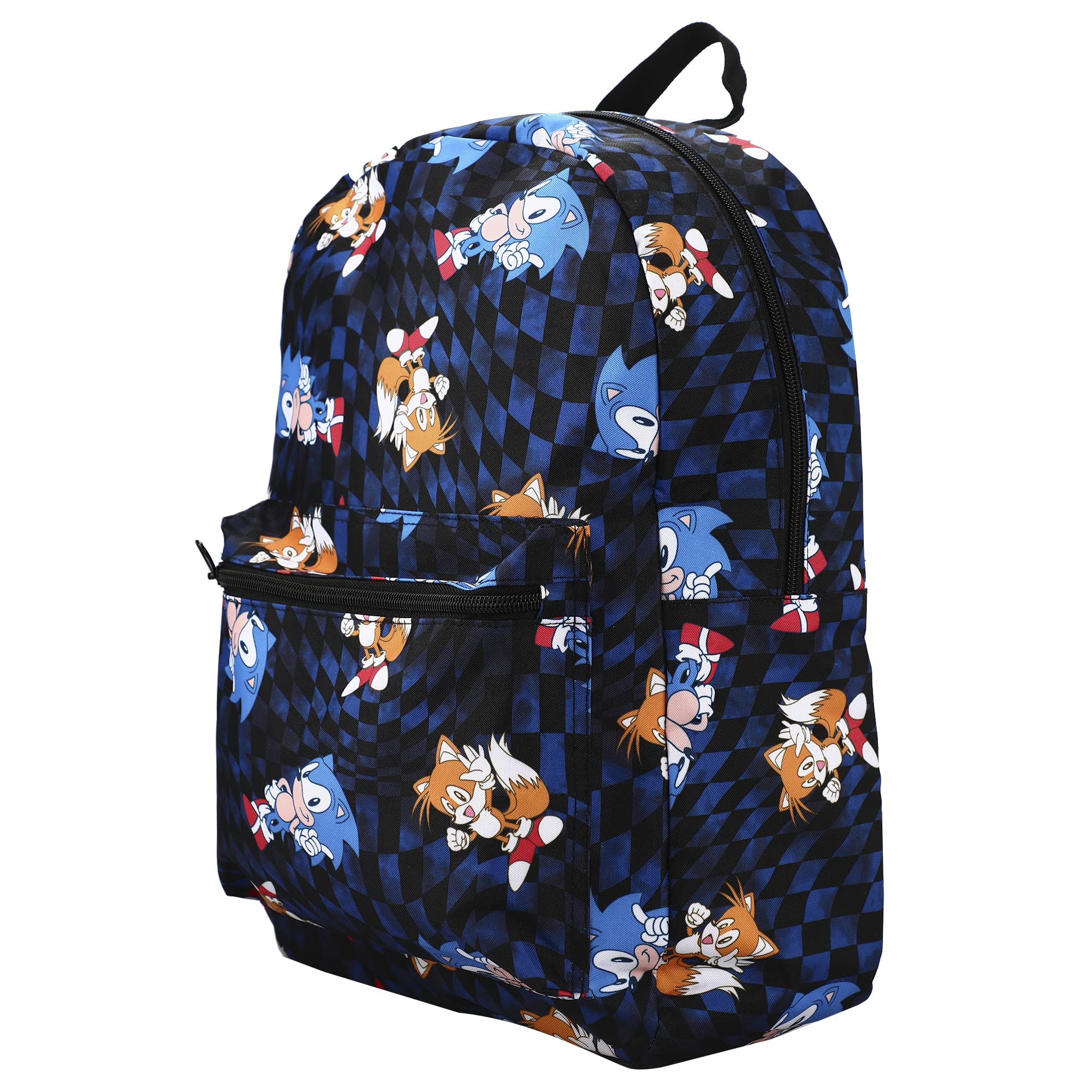 Foto 3 pulgar | Mochila Bioworld Con Estampado Del Personaje De Sonic The Hedgehog - Venta Internacional.