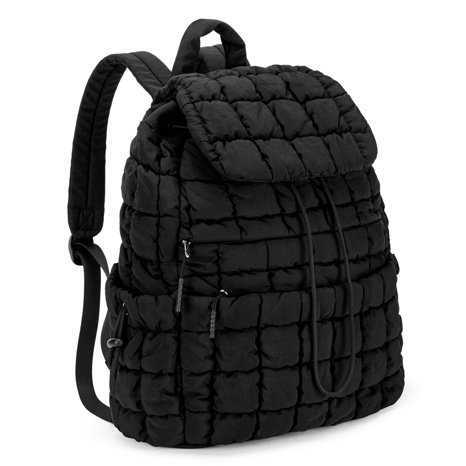Foto 7 pulgar | Mochila Cluci Puffy Acolchada Para Mujer Ligera 19l Negra - Venta Internacional.