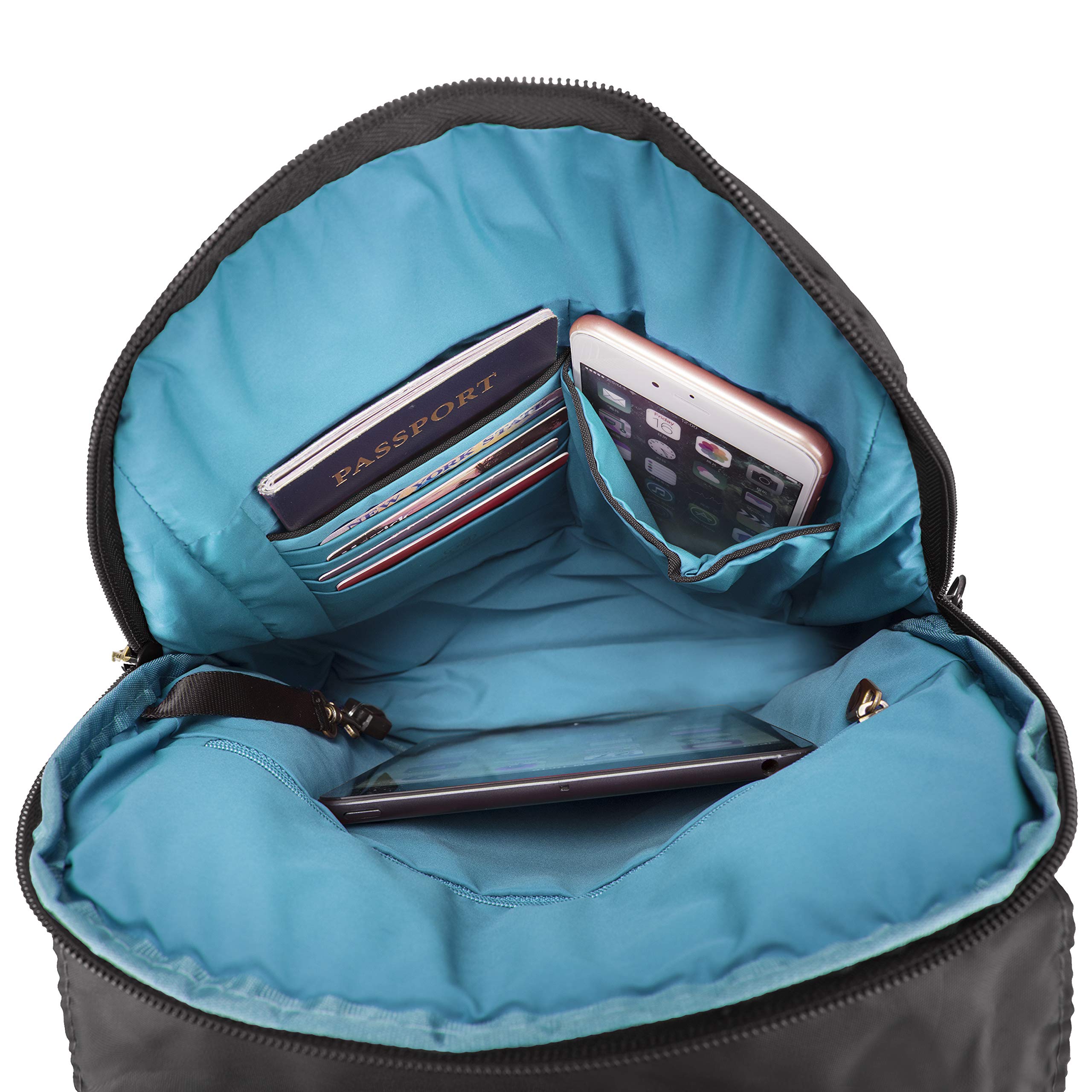 Foto 5 pulgar | Mochila Travelon Anti-theft Signature Slim Negra - Venta Internacional.