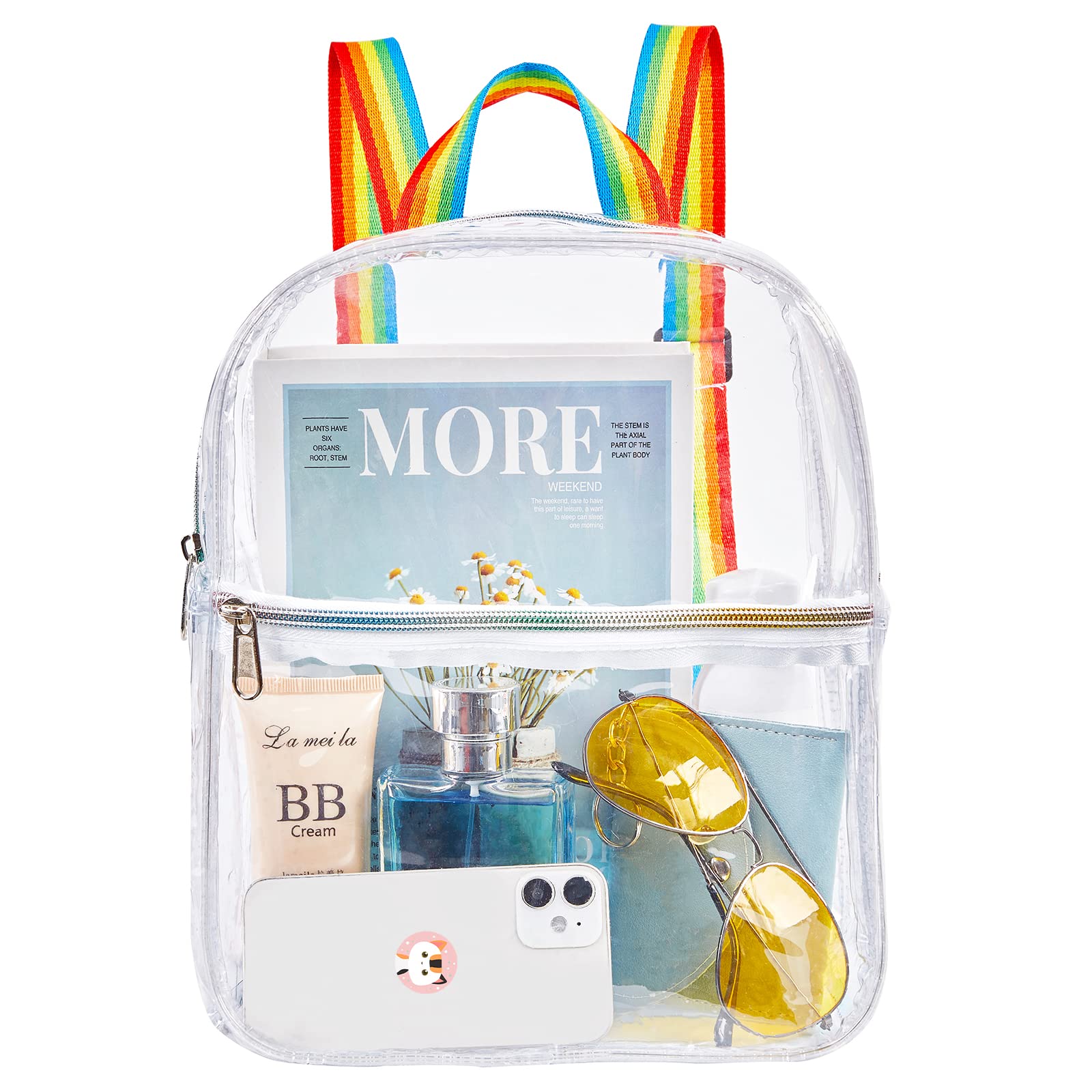 Foto 2 | Mochila De Pvc Resistente Al Frío Aprobada Por Clearworld Stadium - Venta Internacional.