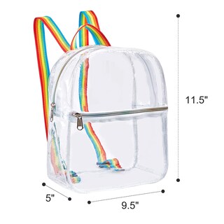 Foto 3 | Mochila De Pvc Resistente Al Frío Aprobada Por Clearworld Stadium - Venta Internacional.