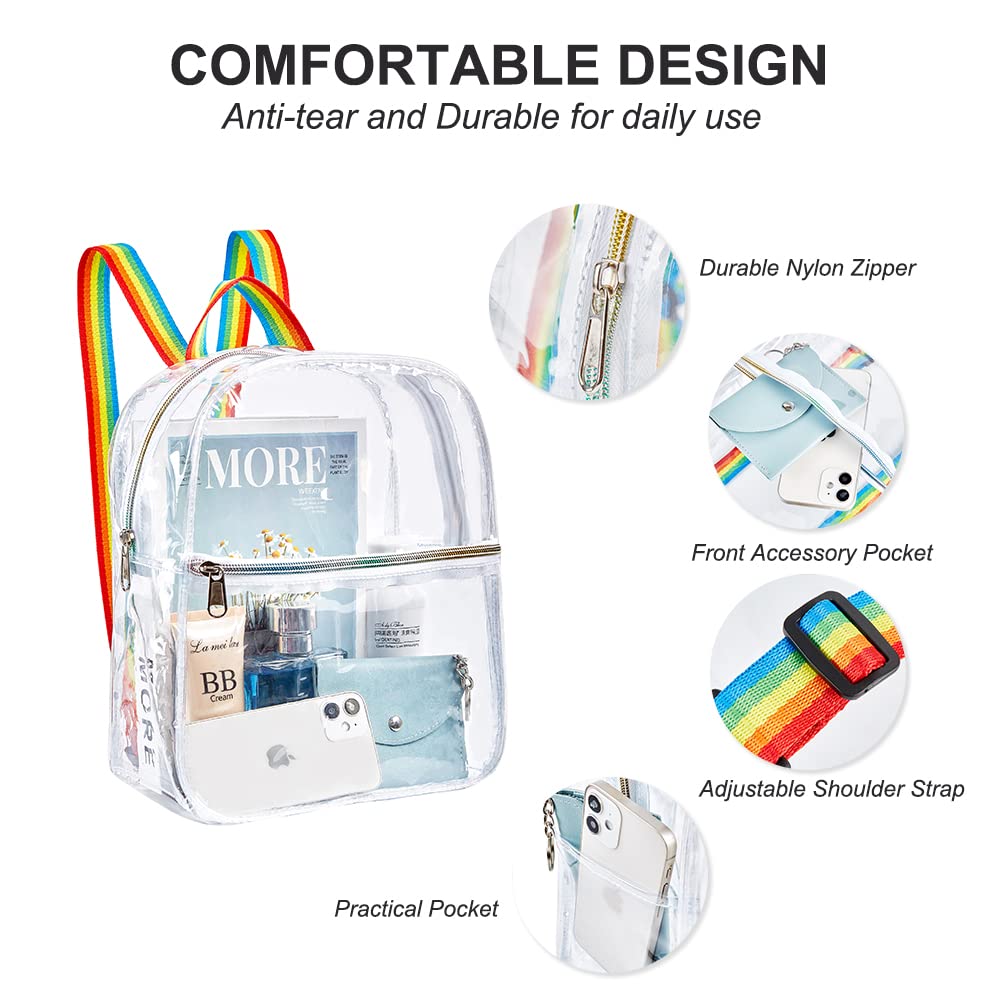 Foto 4 | Mochila De Pvc Resistente Al Frío Aprobada Por Clearworld Stadium - Venta Internacional.