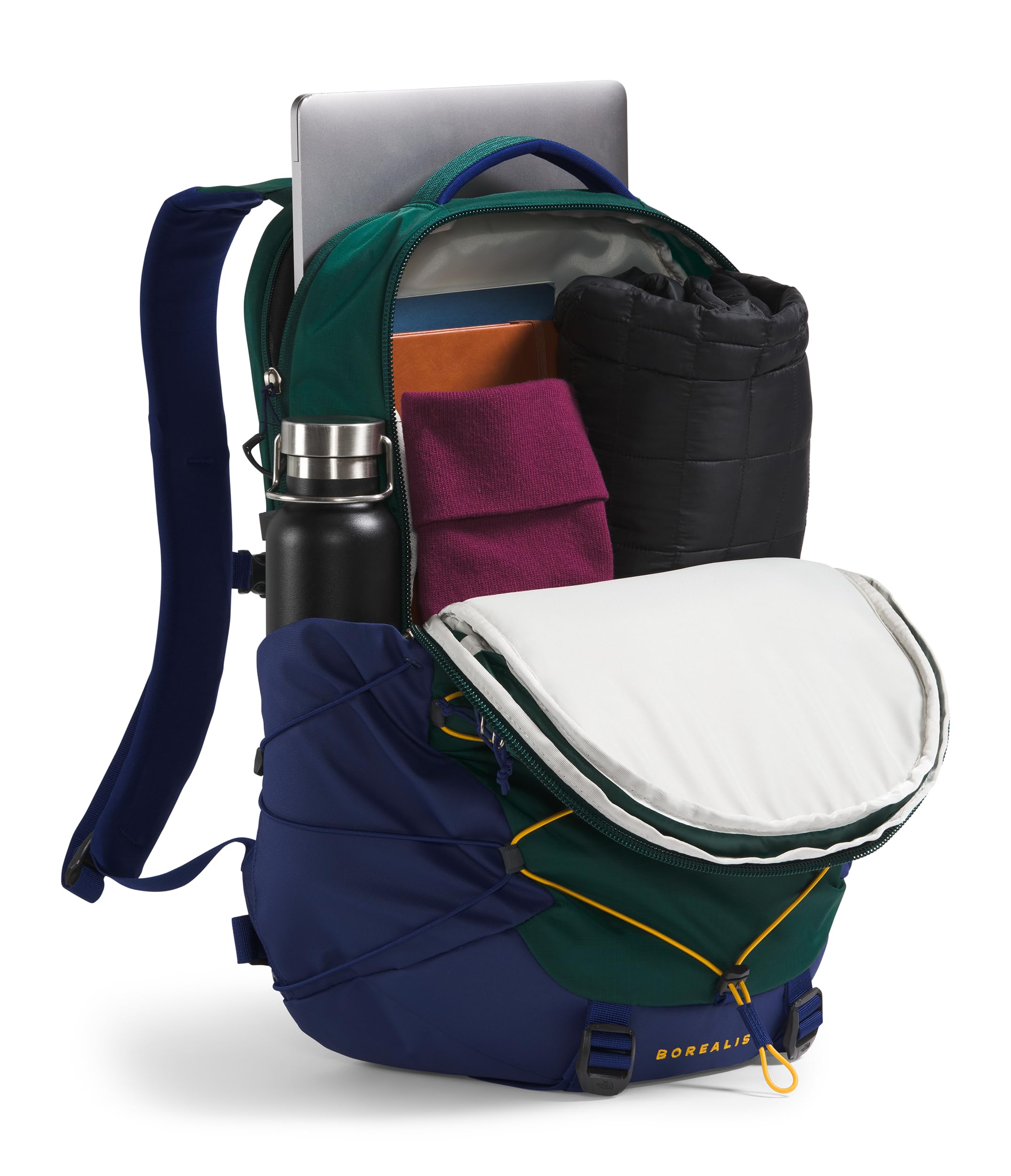 Foto 5 | Mochila The North Face Borealis Commuter Para Portátil Verde/azul - Venta Internacional.