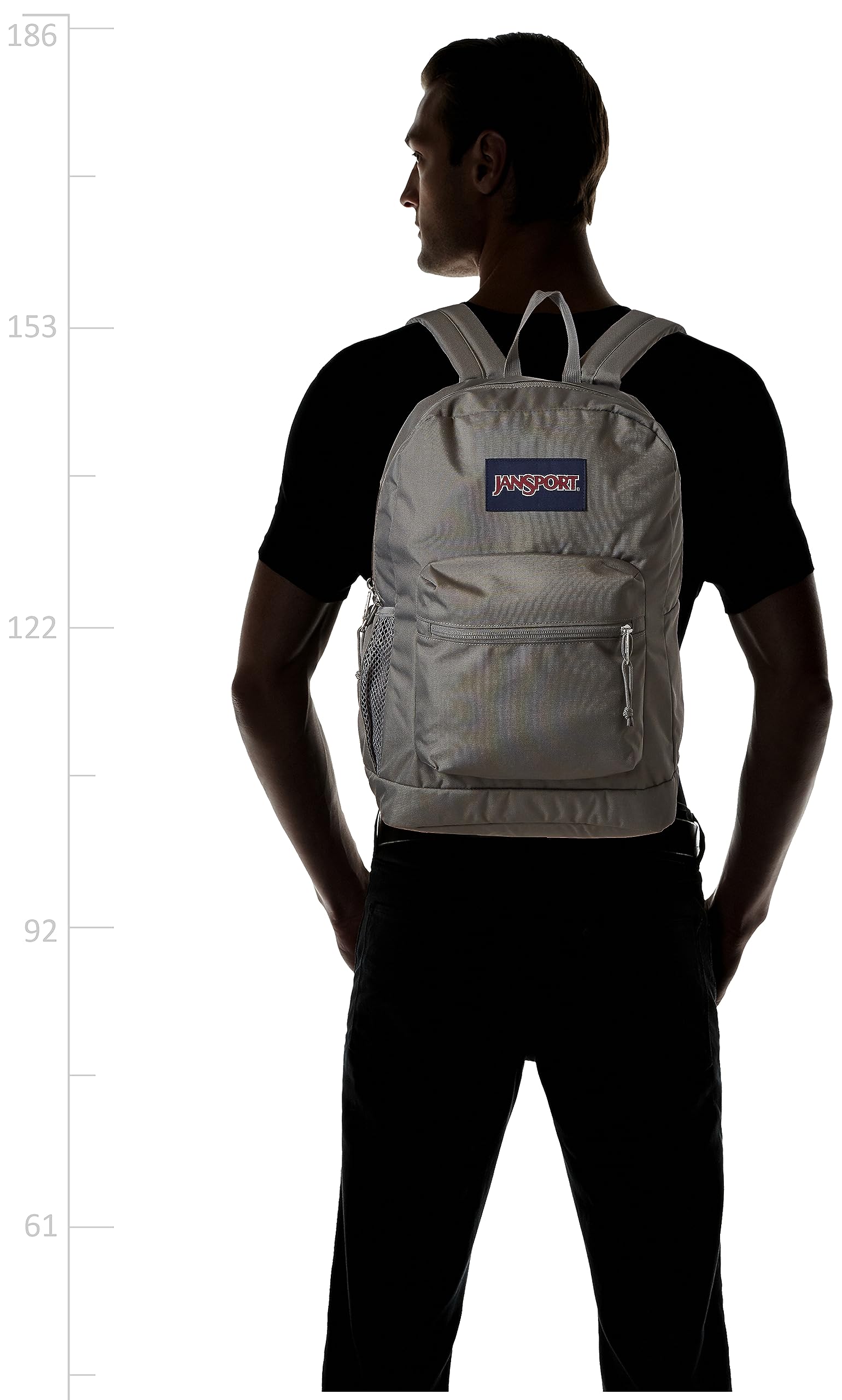 Foto 4 pulgar | Mochila Jansport Cross Town Plus Gris Grafito - Venta Internacional.