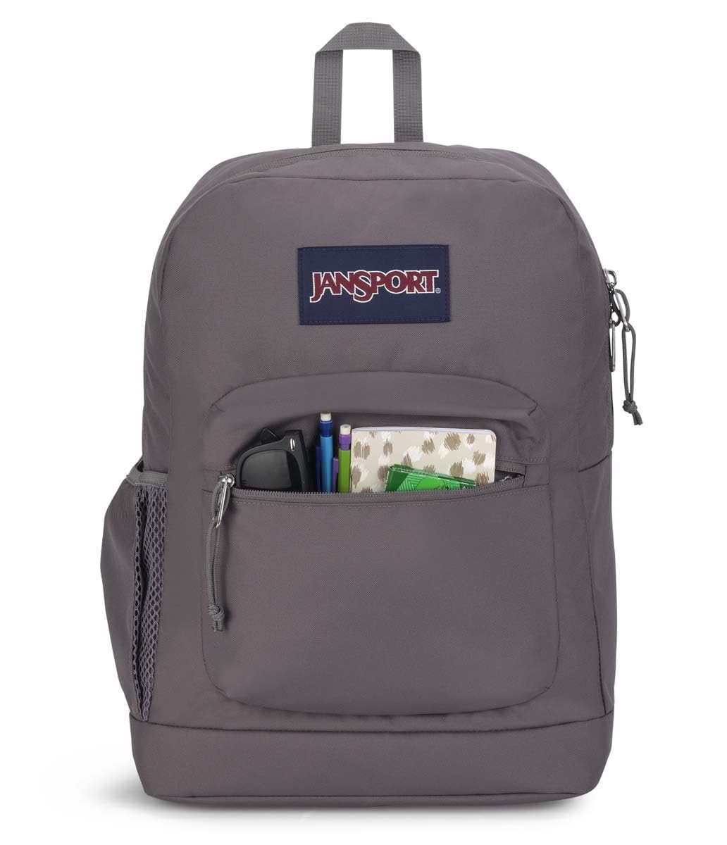 Foto 6 pulgar | Mochila Jansport Cross Town Plus Gris Grafito - Venta Internacional.