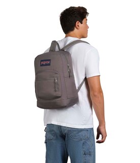 Foto 7 | Mochila Jansport Cross Town Plus Gris Grafito - Venta Internacional.