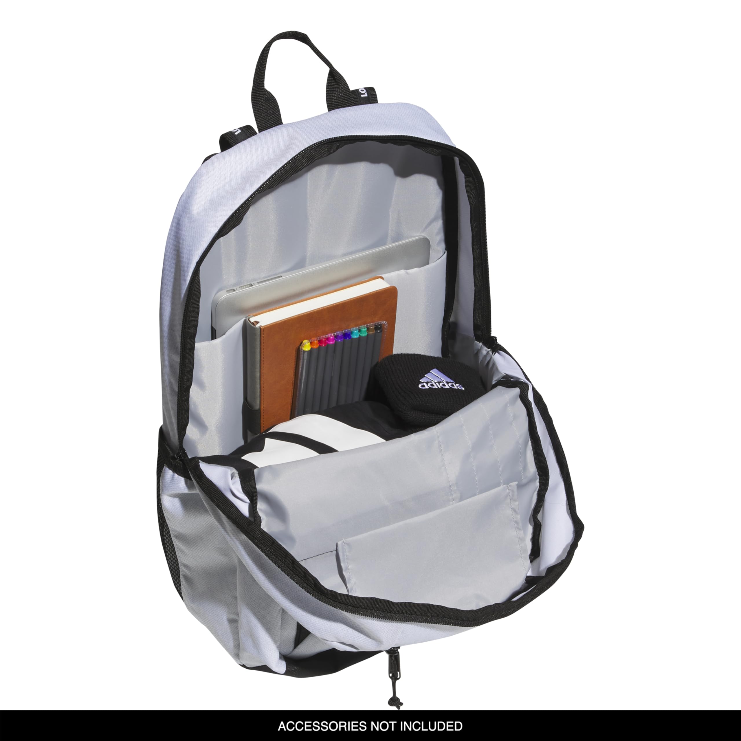 Foto 2 | Mochila Adidas Excel 7 Twill Blanco/negro Con Garantía De Por Vida - Venta Internacional.
