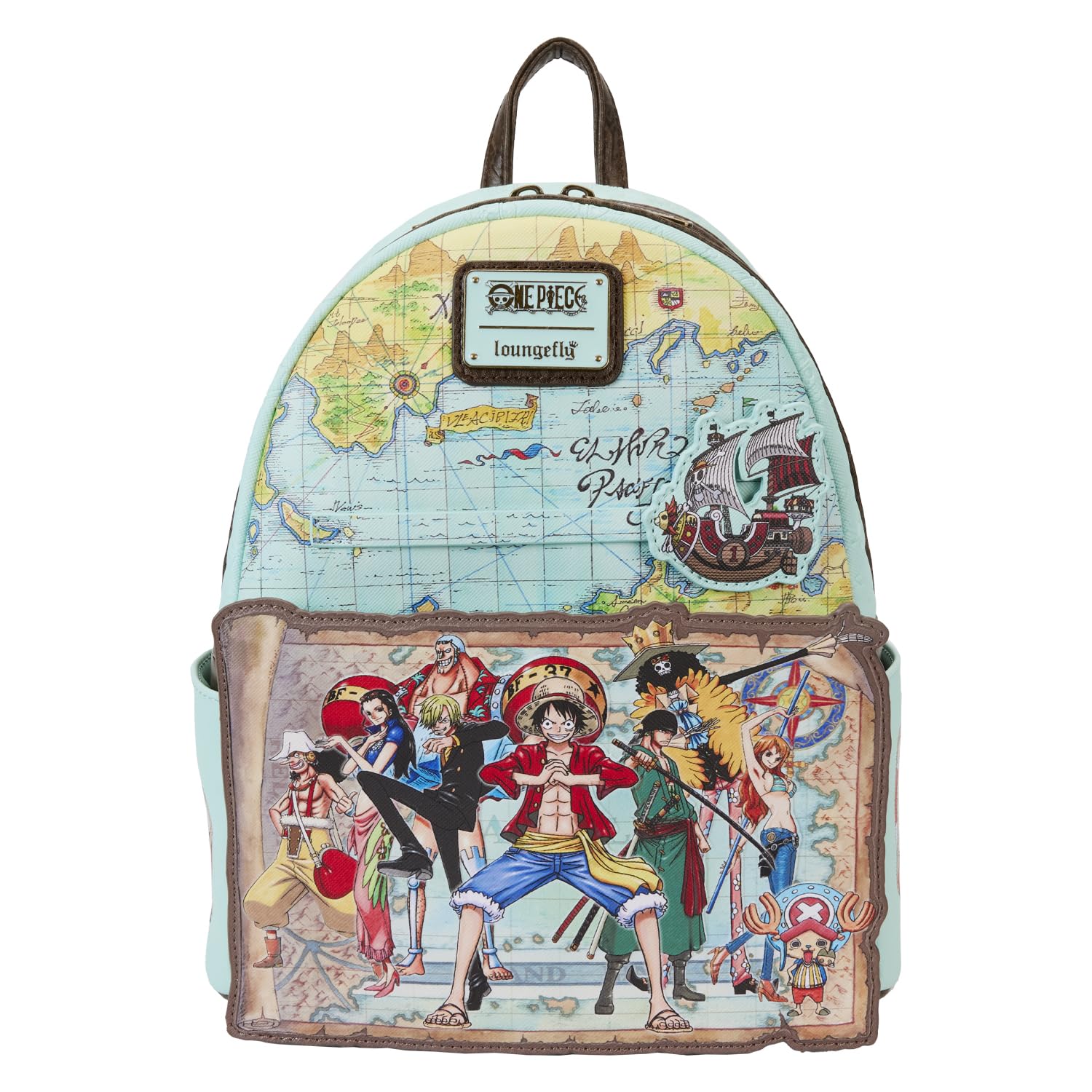 Foto 3 pulgar | Minimochila Loungefly De Una Sola Pieza Con Sombrero De Paja Para El 25 Aniversario De Piratas - Venta Internacional.