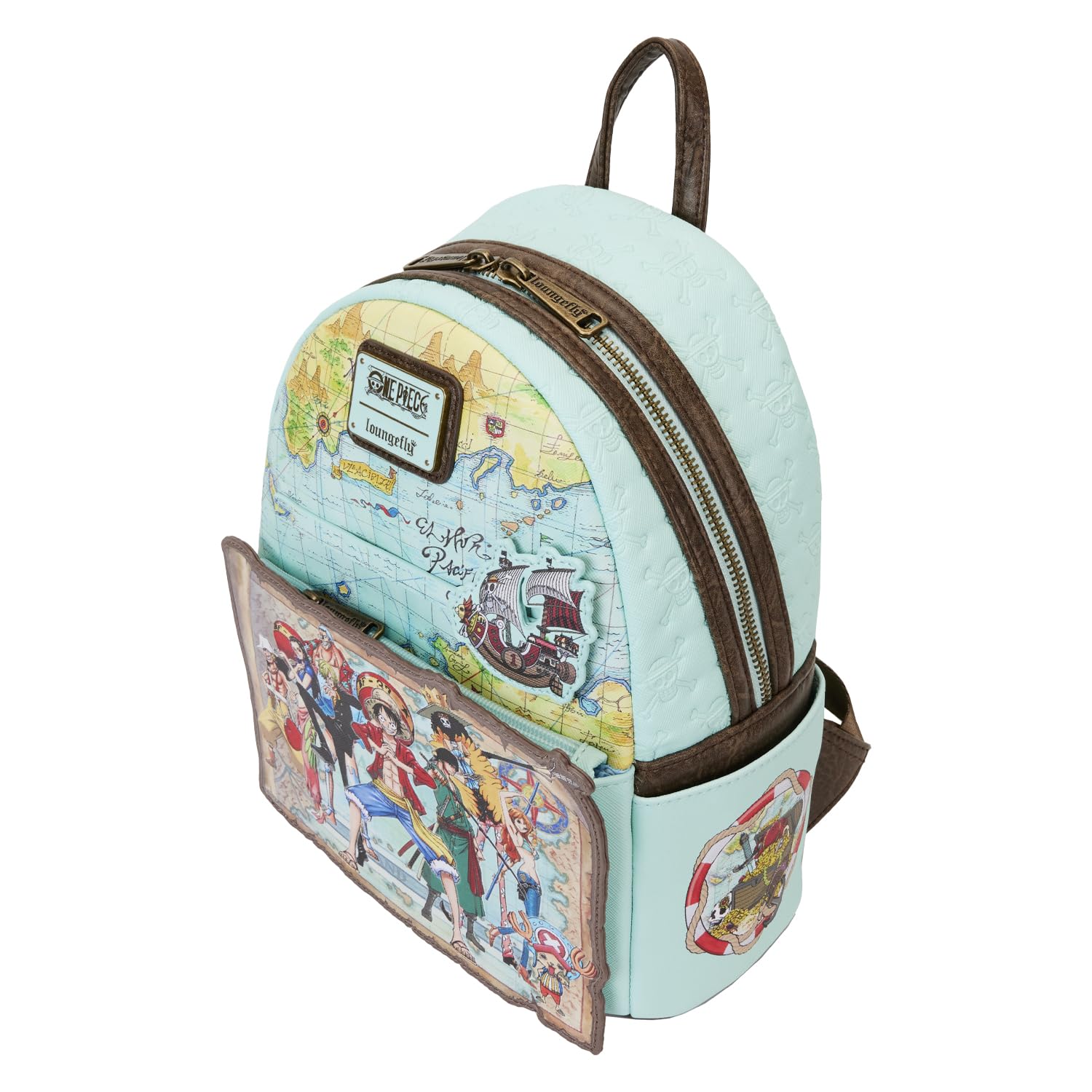 Foto 4 | Minimochila Loungefly De Una Sola Pieza Con Sombrero De Paja Para El 25 Aniversario De Piratas - Venta Internacional.