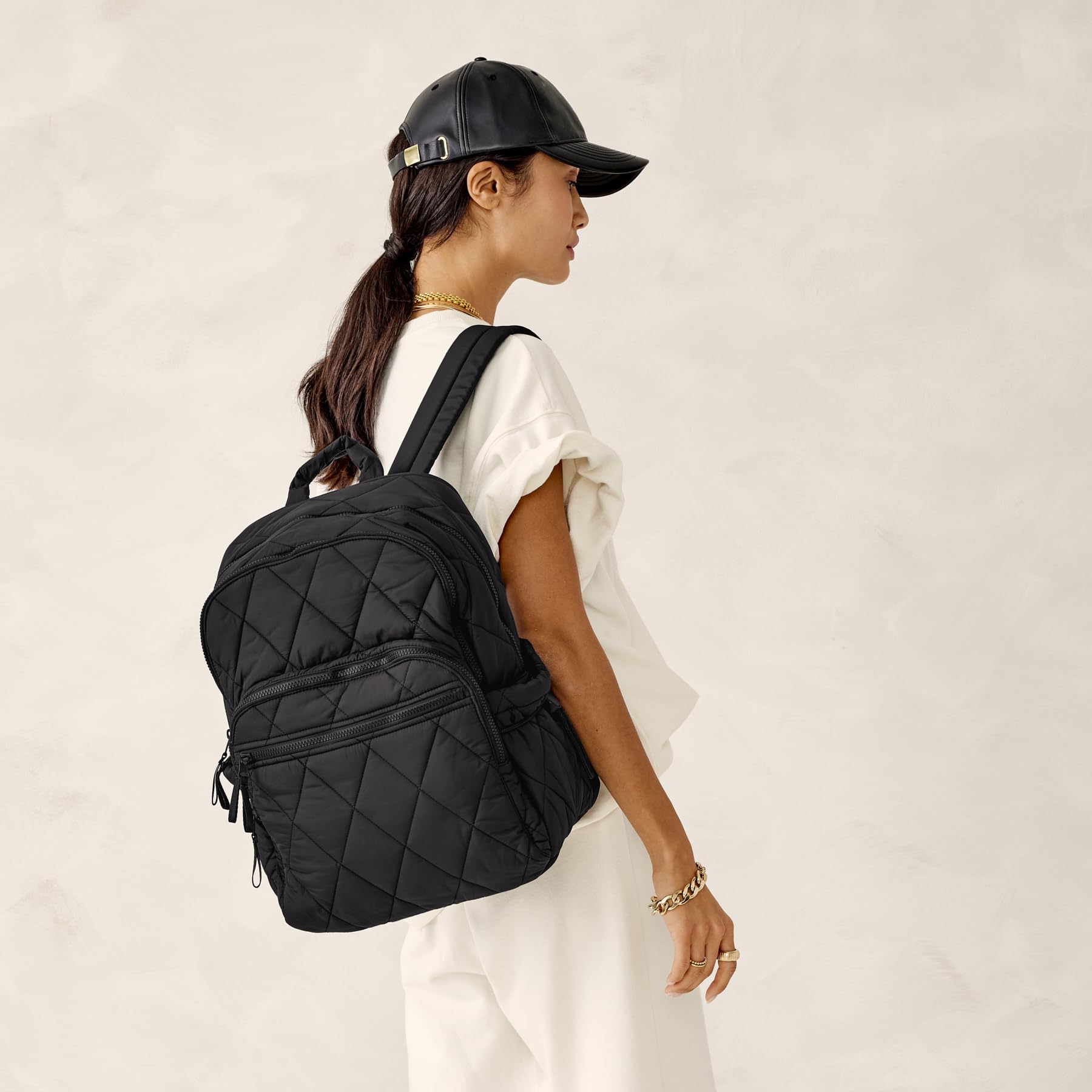 Foto 8 pulgar | Mochila Vera Bradley Bancroft De Nailon Moonless Night - Venta Internacional.