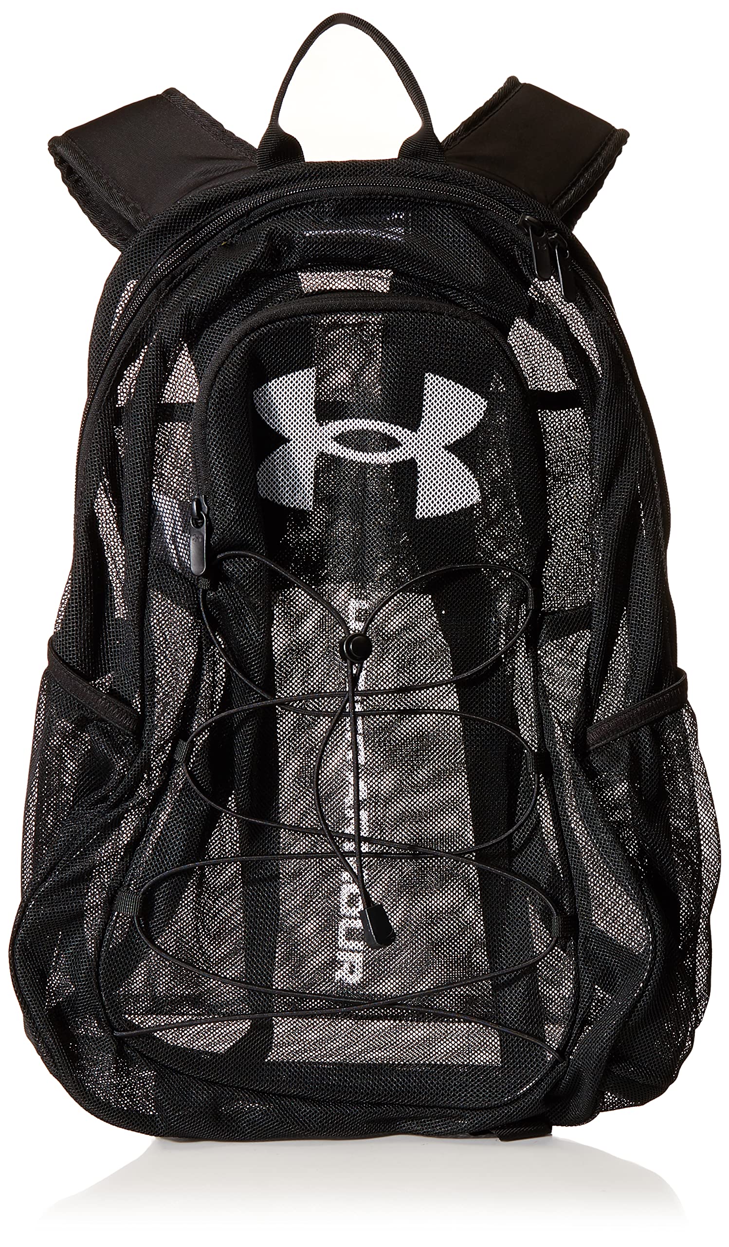Foto 2 pulgar | Mochila Under Armour Hustle Mesh Negro para Adultos - Venta Internacional