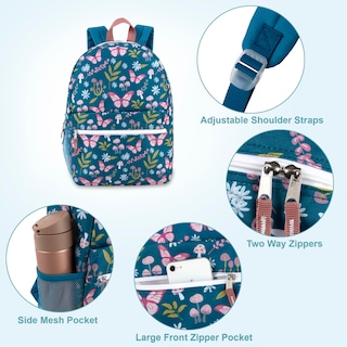 Foto 2 | Mochila Trail Maker de 17" con Bolsillos Laterales para Niña - Venta Internacional