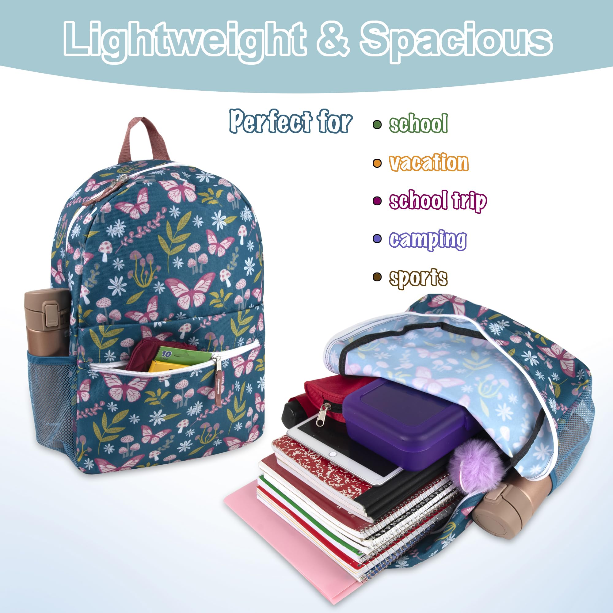 Foto 4 pulgar | Mochila Trail Maker de 17" con Bolsillos Laterales para Niña - Venta Internacional