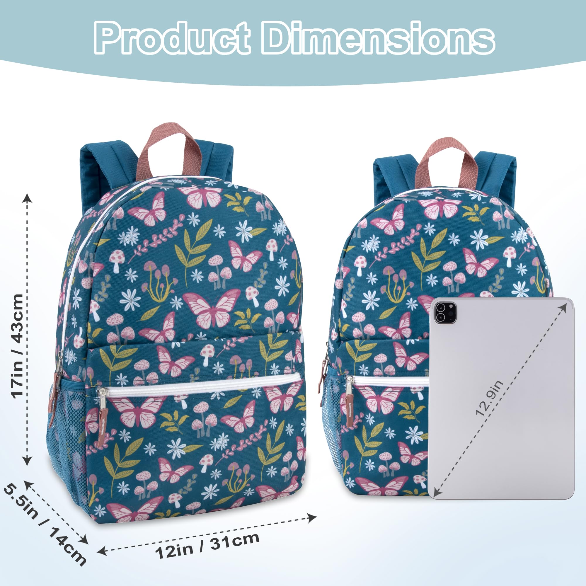 Foto 6 pulgar | Mochila Trail Maker de 17" con Bolsillos Laterales para Niña - Venta Internacional
