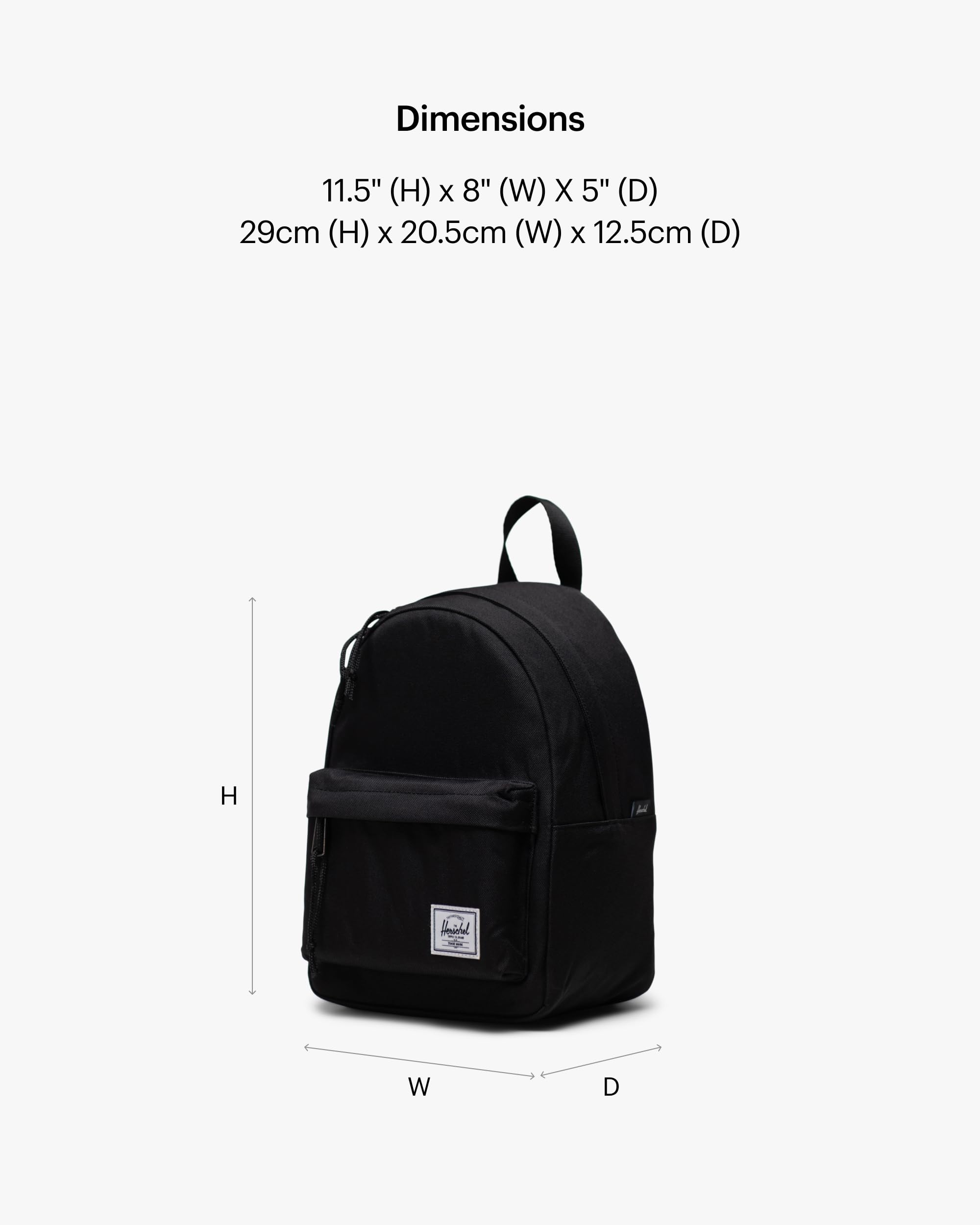 Foto 3 pulgar | Mochila Herschel Negra-Venta Internacional