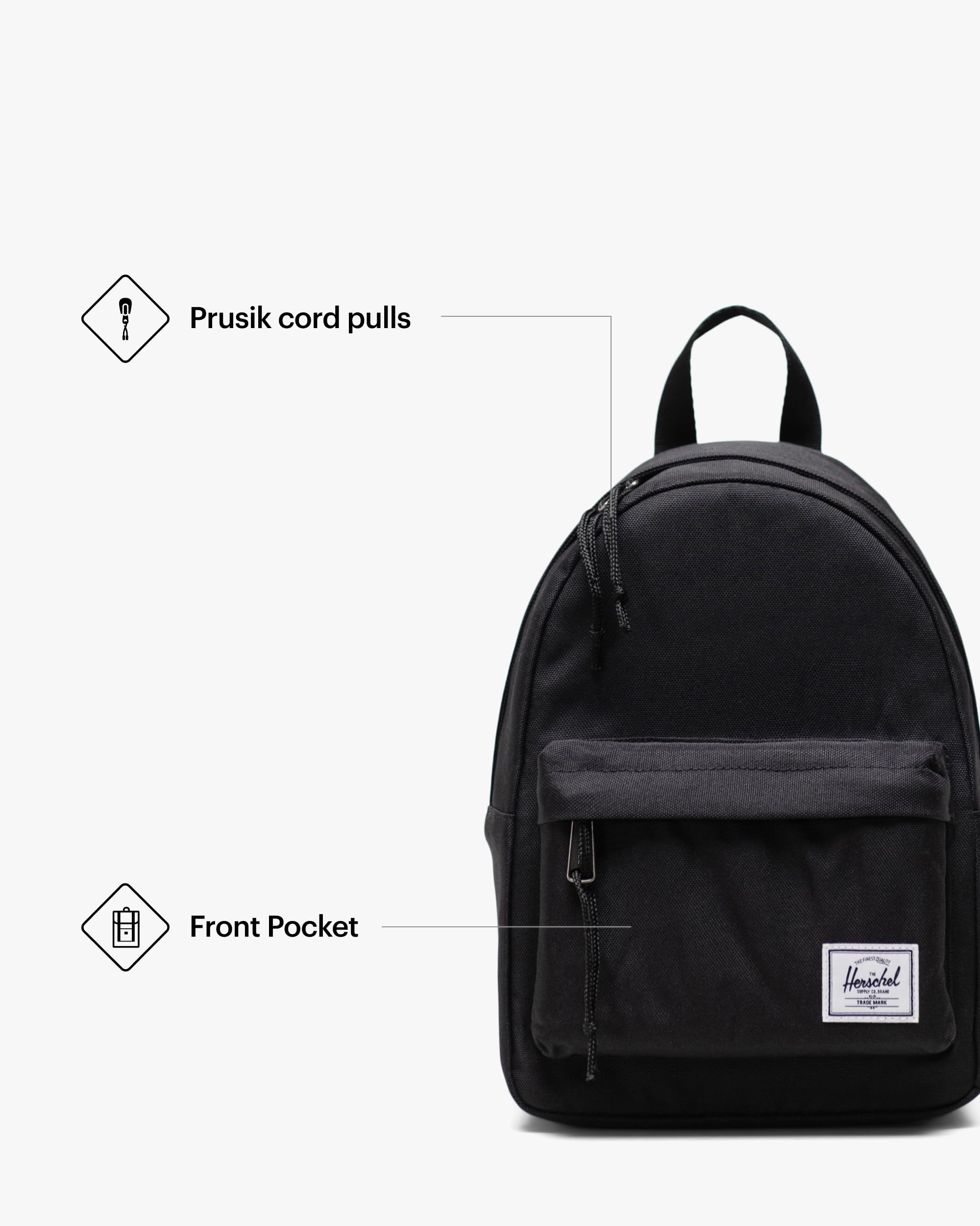 Foto 4 | Mochila Herschel Negra-Venta Internacional