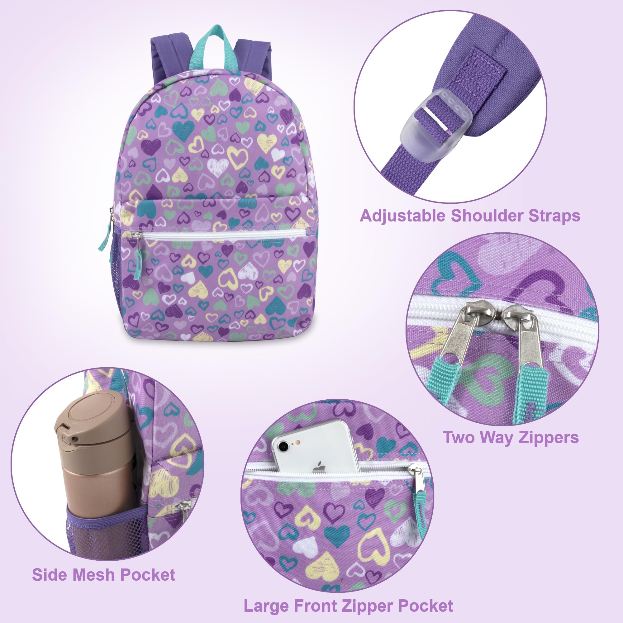 Foto 3 pulgar | Mochila Trail Maker 43 cm con Bolsillos Laterales para Niña - Venta Internacional