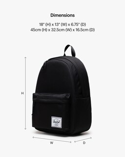 Foto 3 | Mochila Herschel Negra-Venta Internacional
