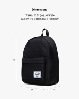 Foto 2 | Mochila Herschel Negra-Venta Internacional