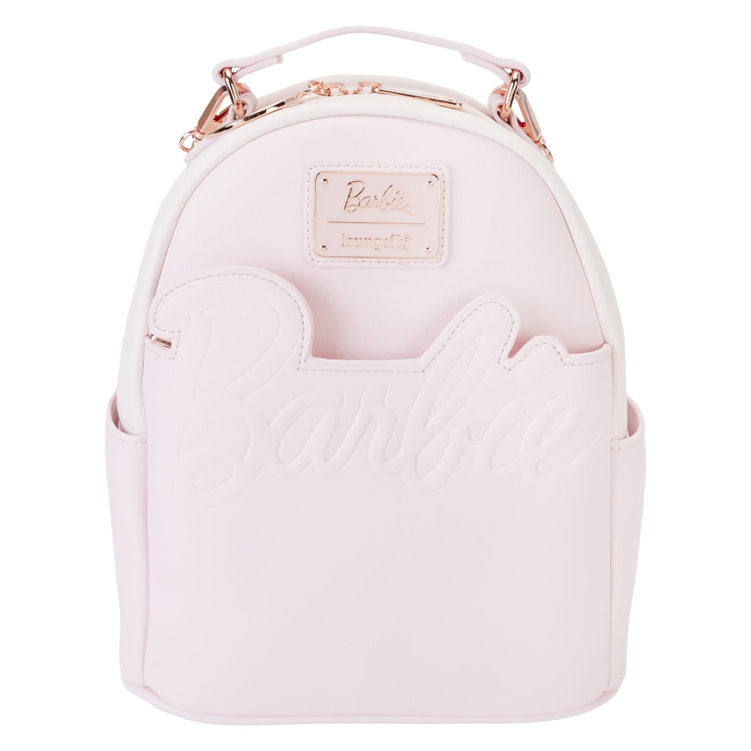 Foto 2 pulgar | Mochila Loungefly Barbie Rose Gold - Venta Internacional