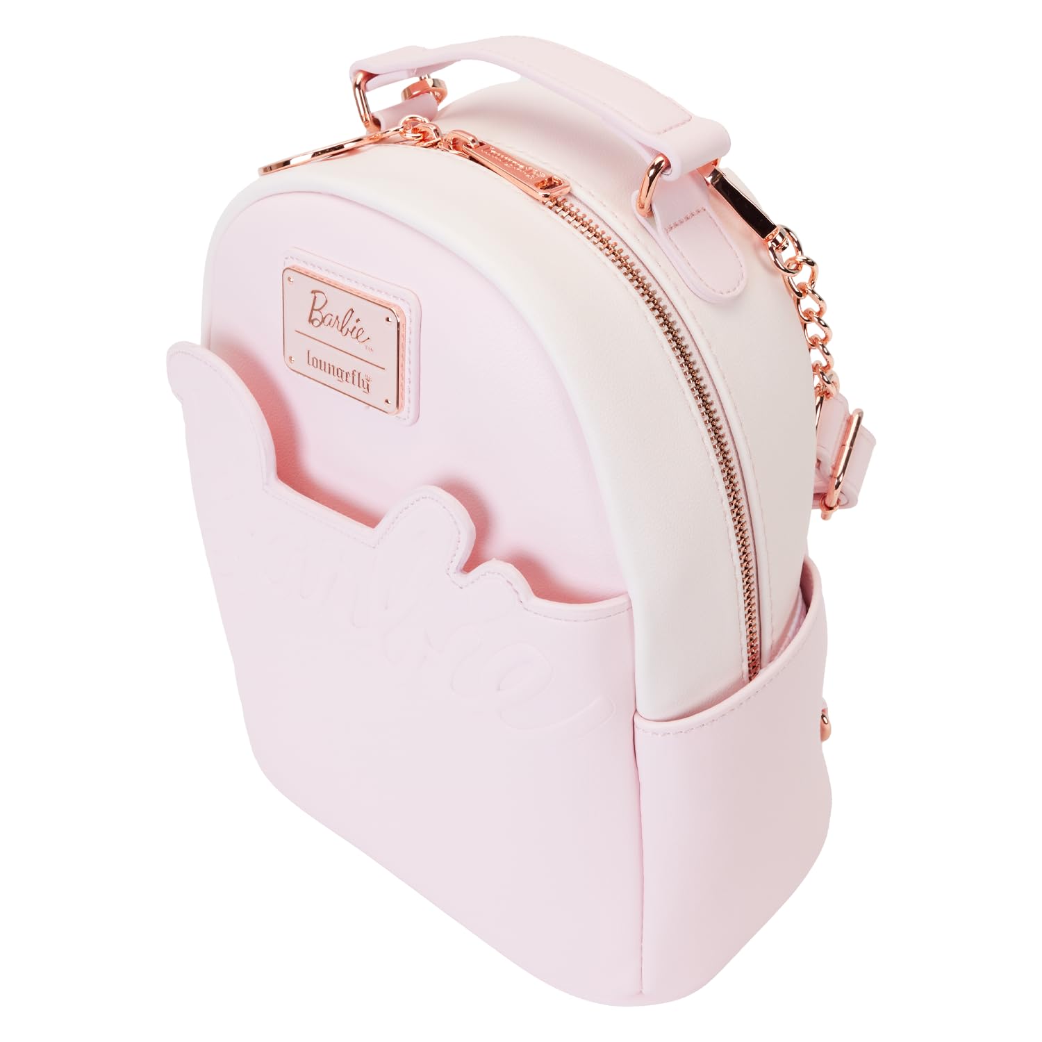 Foto 3 pulgar | Mochila Loungefly Barbie Rose Gold - Venta Internacional