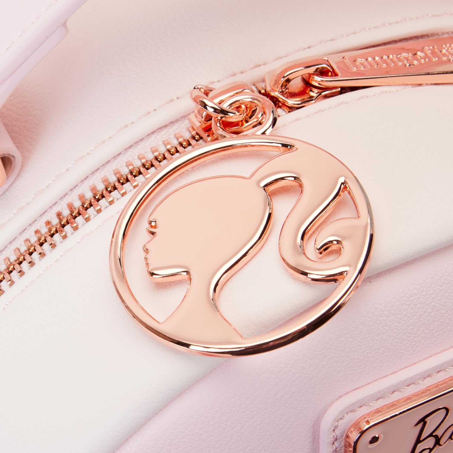 Foto 4 pulgar | Mochila Loungefly Barbie Rose Gold - Venta Internacional