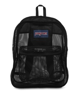 Foto 1 | Mochila Jansport Mesh Pack Transparente Negra - Venta Internacional.
