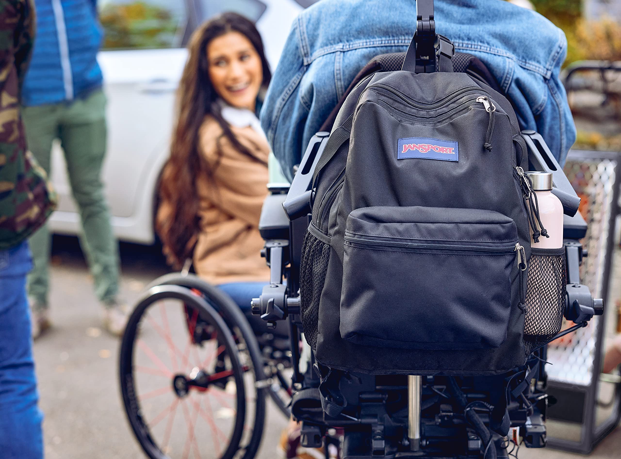 Foto 5 pulgar | Mochila Jansport Central Adaptive Wheelchair Mia Brown - Venta Internacional.