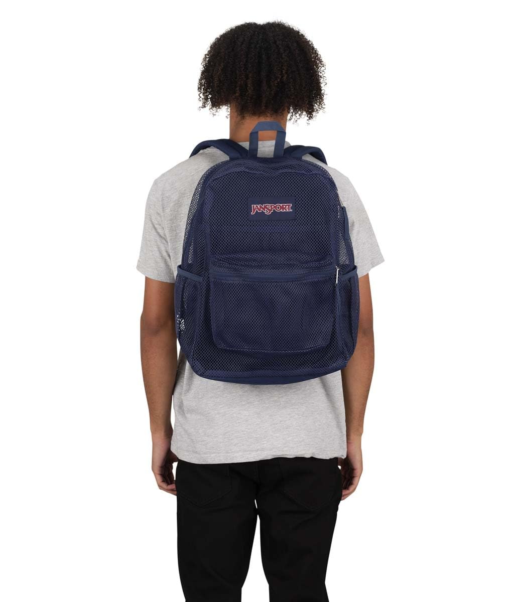 Foto 7 pulgar | Mochila Jansport Eco Mesh Navy De 43 X 32 X 15 Cm Con Funda Para Portátil - Venta Internacional.