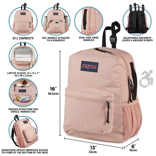 Foto 3 | Mochila Jansport Central Adaptive Wheelchair & Walker - Venta Internacional.