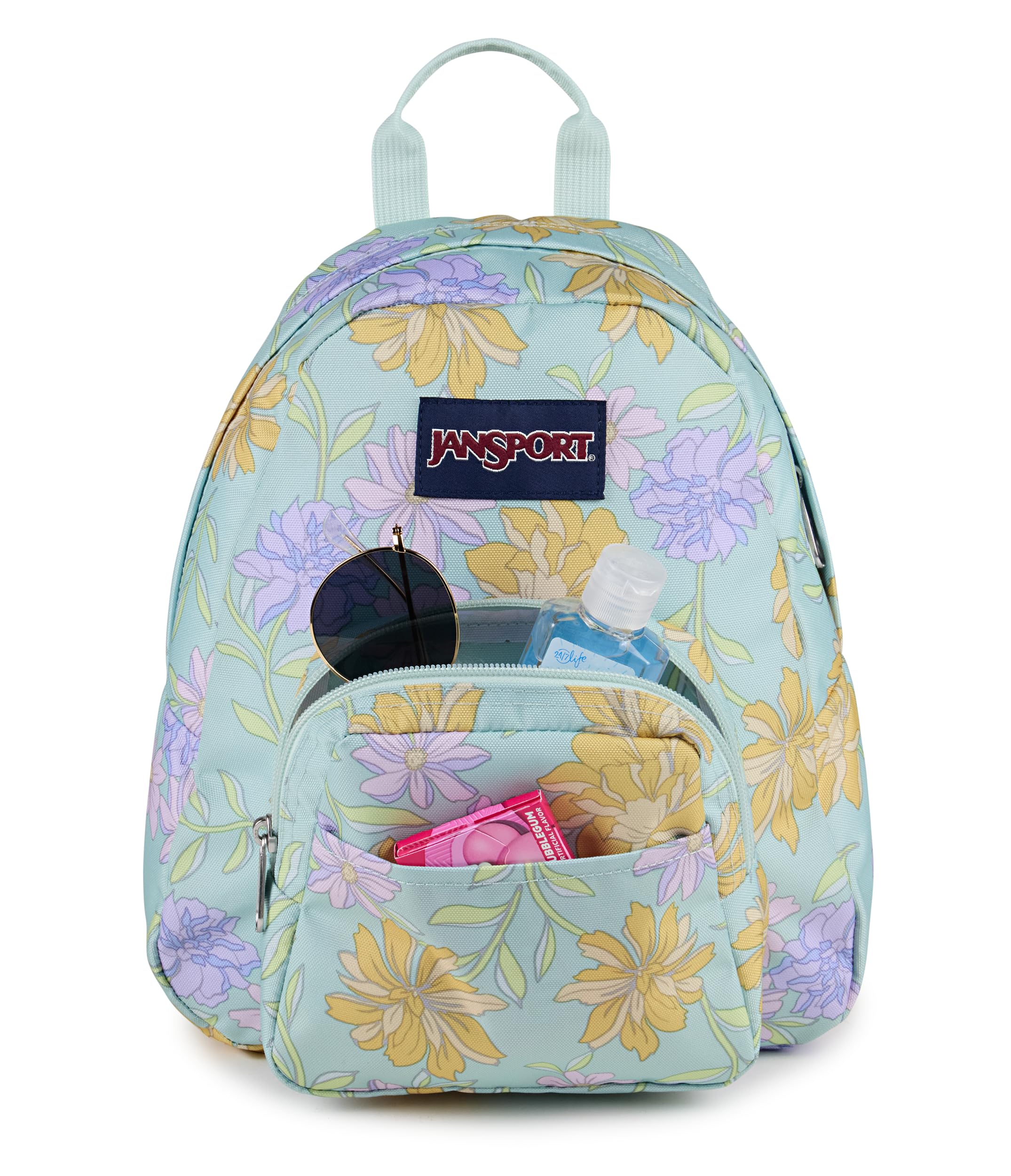 Foto 5 pulgar | Mochila Jansport Mini De Media Pinta, 10,2 L, Diseño Floral Desteñido, Menta Fresca - Venta Internacional.