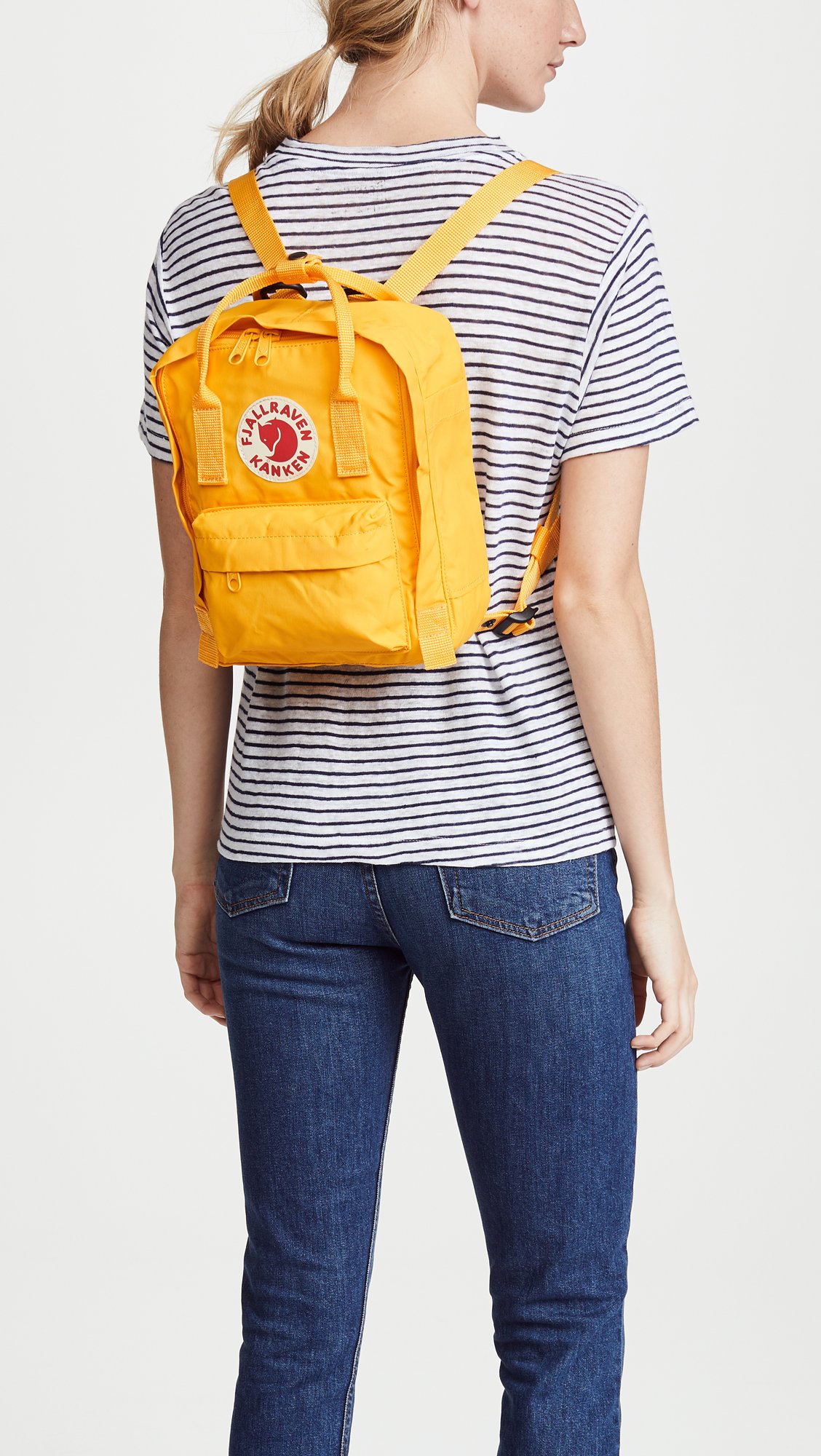 Foto 3 pulgar | Mochila Fjällräven Kanken Mini Para Mujer, Color Amarillo Cálido - Venta Internacional.