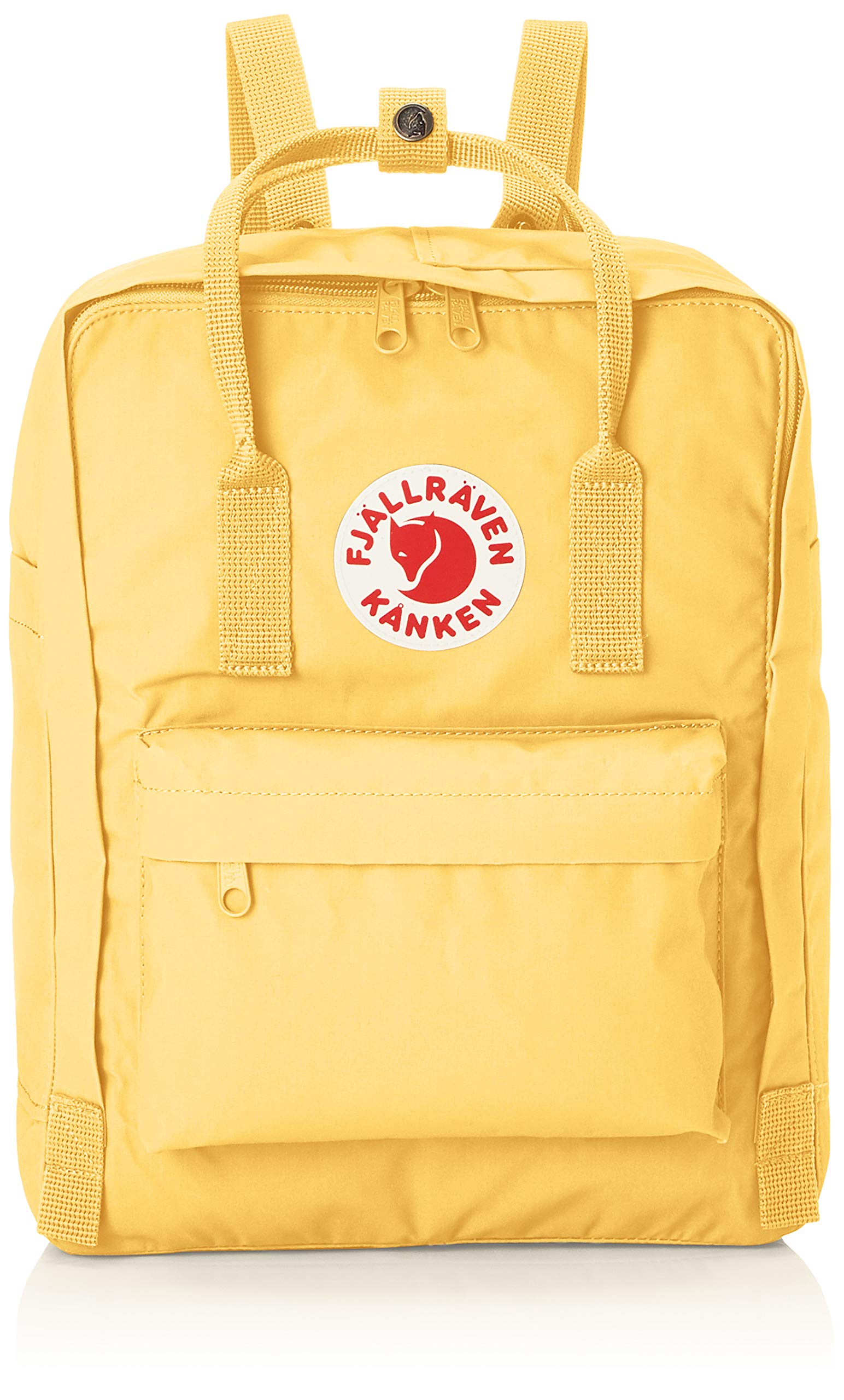 Foto 2 pulgar | Mochila Fjällräven Kanken De Nailon Amarillo Maíz Para Mujer - Venta Internacional.