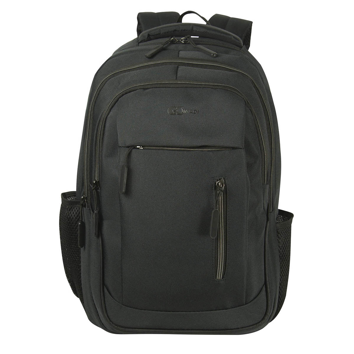 Mochila Gomadi Negra Tela Poliester 600d Modelo 7024002 46x30x19 Cm