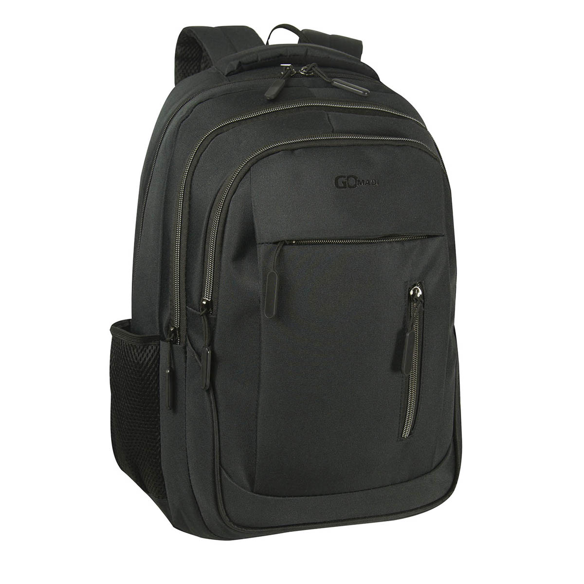 Foto 2 | Mochila Gomadi Negra Tela Poliester 600d Modelo 7024002 46x30x19 Cm